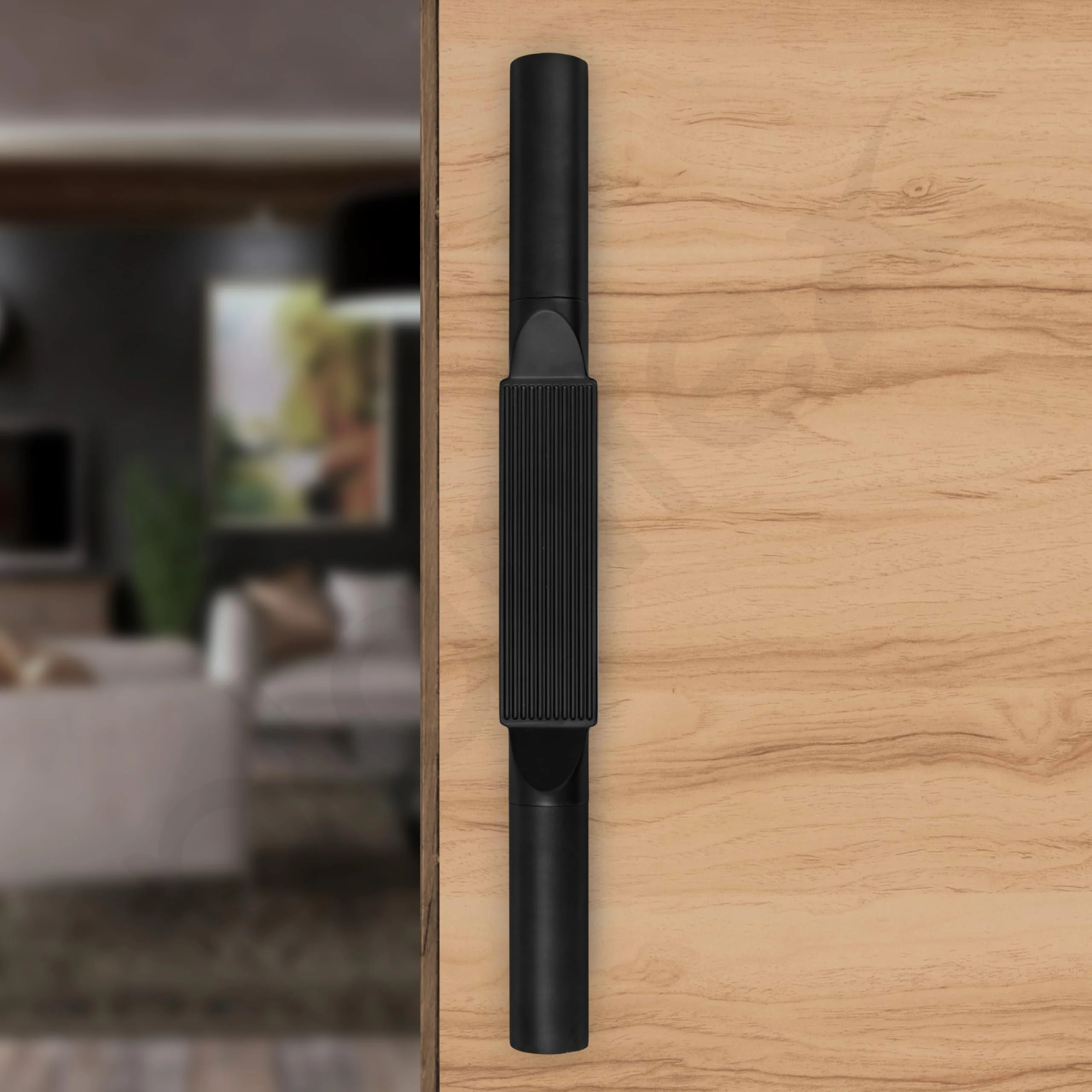 Plantex 15 Inch Main Door Handle for Wooden Doors - Pull-Push Handle Accessory (Pack of 1, Black) 3 Years Warranty - Image 7