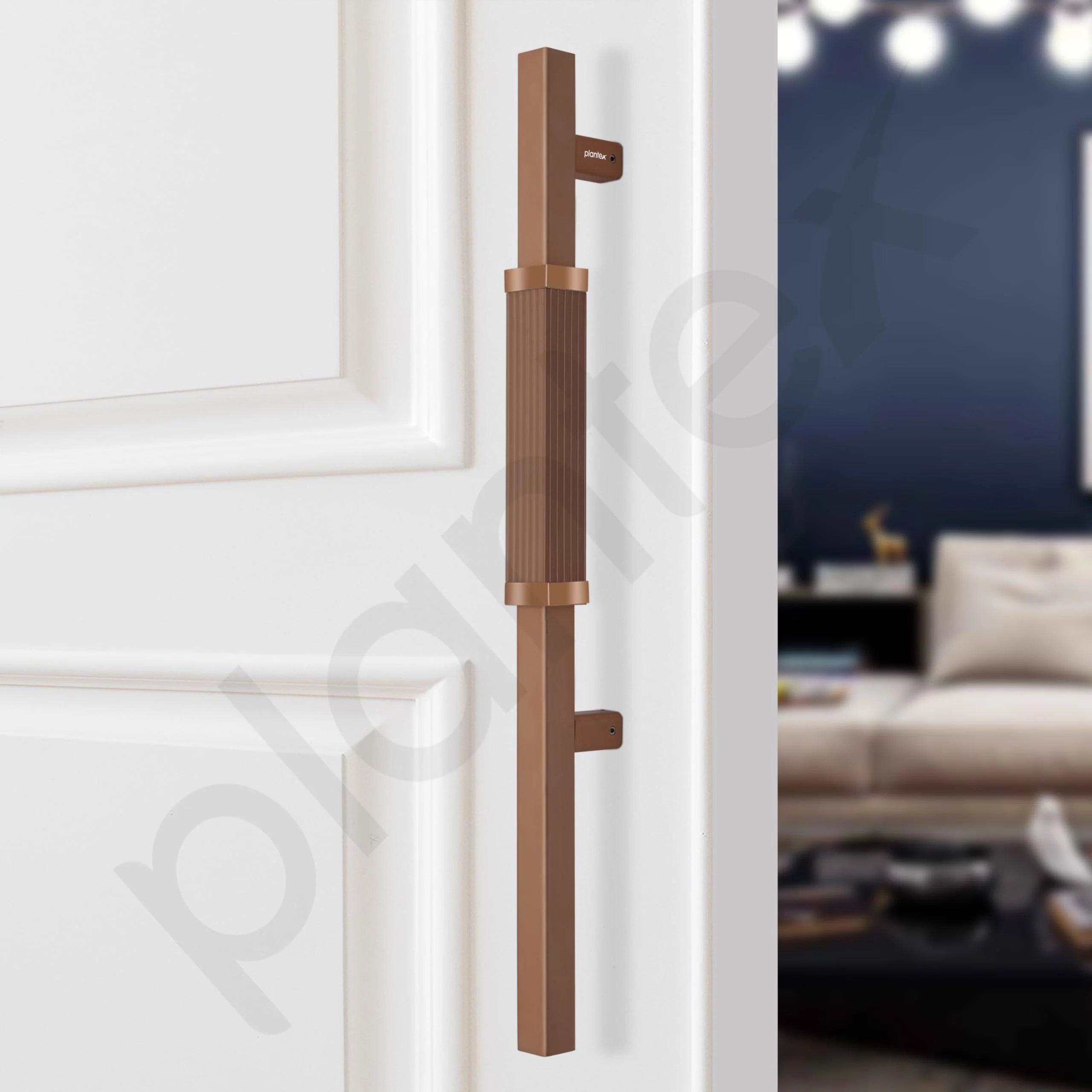 Plantex 20.5 Inch Main Door Handle/Aluminium Door Handle/Pull-Push Door Handle - (Pack of 1, Rose Gold) - Image 5