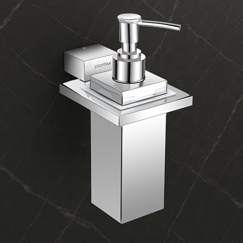 Plantex 2in1 Soap Dish with Tumbler Holder for Bathroom/304 Grade Stainless Steel Soap Holder with Toothbrush Holder/Bathroom Accessories - Pack of 1 (Tesla - 2708, Chrome)