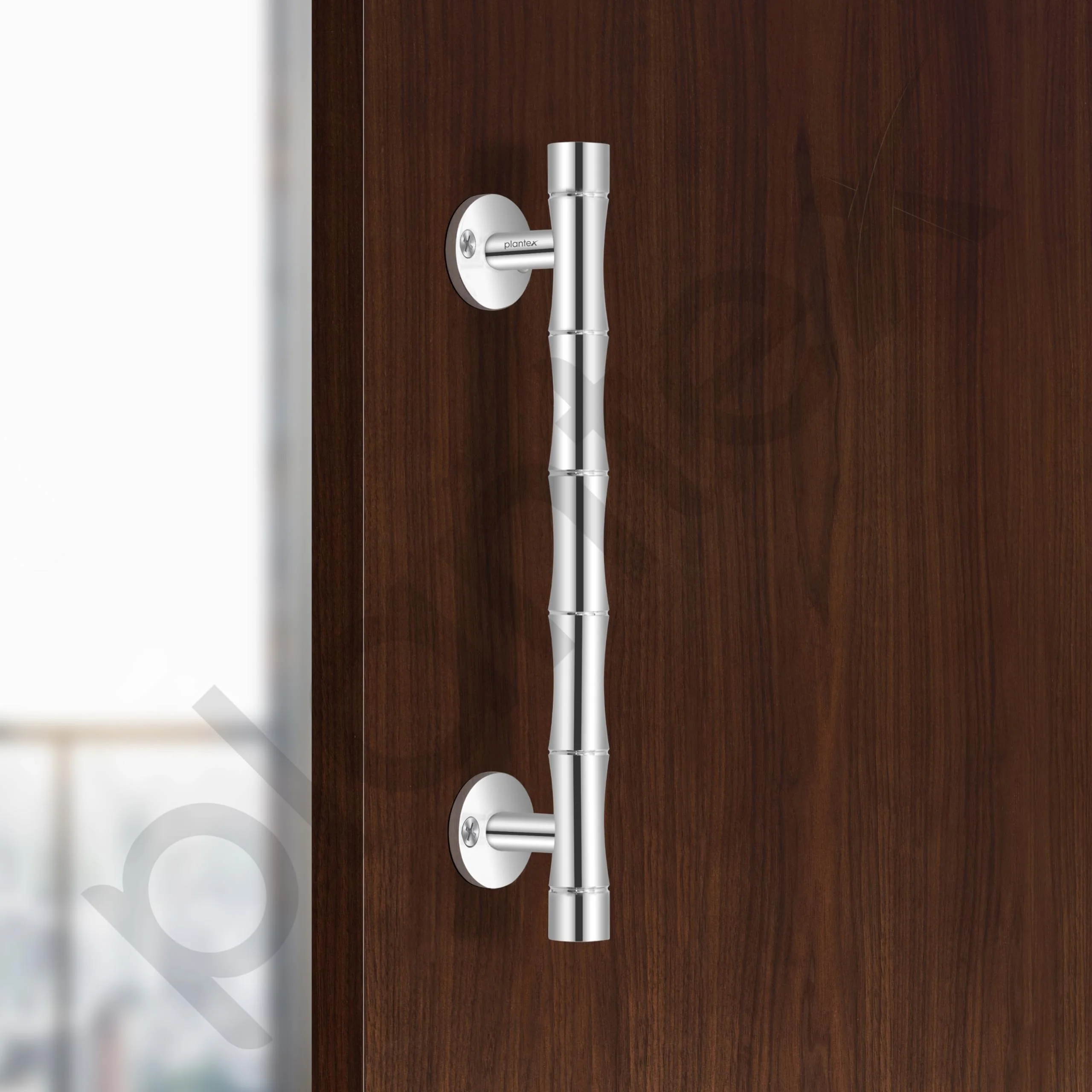 Plantex 8 Inch Heavy-Duty Stainless Steel Door Handle for Main Door/Pull Push Main Door Handle/3 Years Warranty Pack of 1 (S-140, Chrome) - Image 6