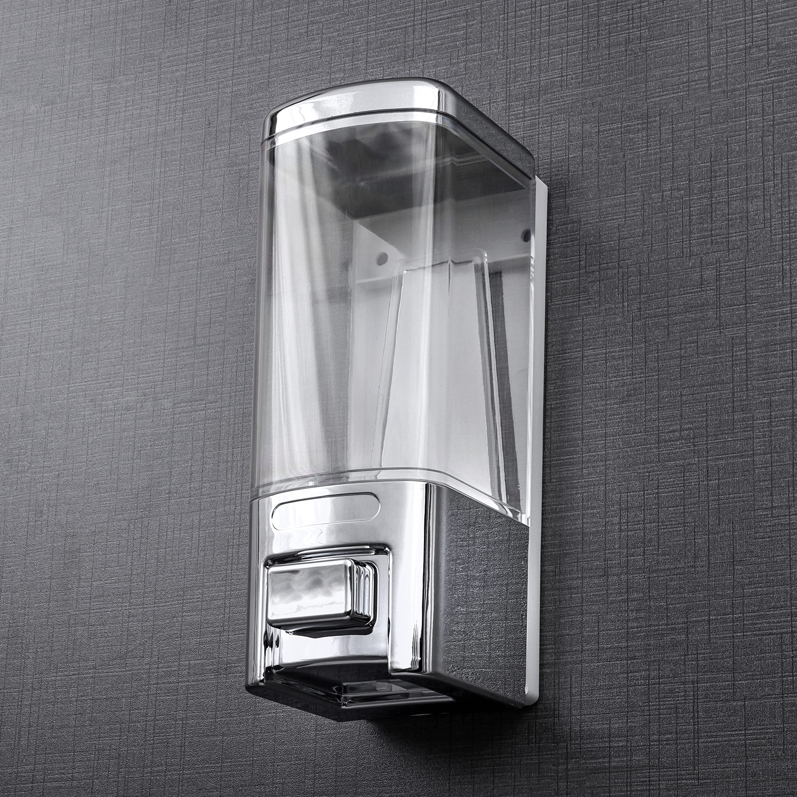 Plantex ABS Plastic Liquid Soap Dispenser/Shampoo Dispenser for Kitchen/Washbasin/Hand Wash Dispenser/Bathroom Accessories - Chrome - Image 5