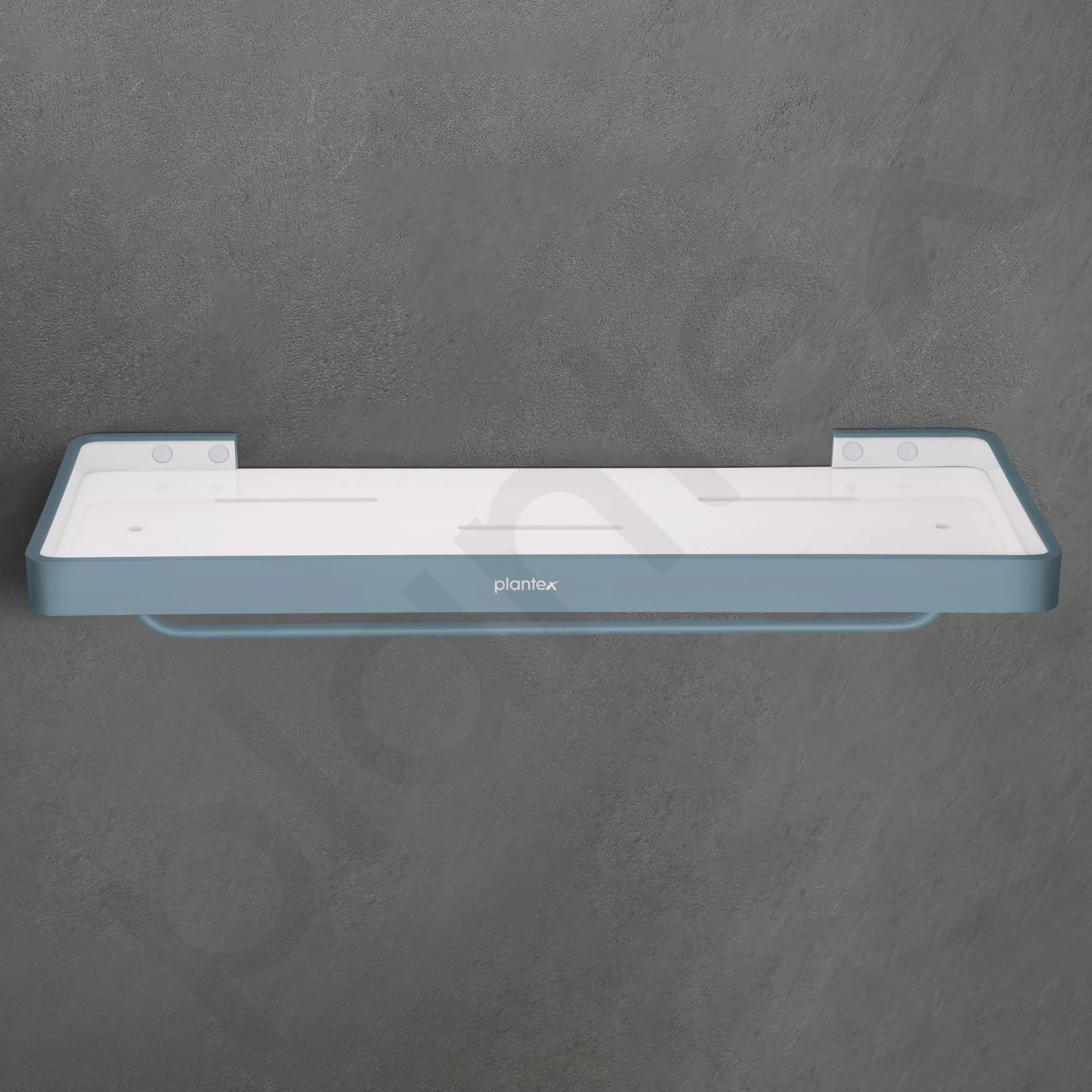 Plantex Aluminium and Acrylic Towel Holder in Bathroom/Towel Rod for Bathroom/Towel Hanger/Bathroom Accessories (Grey & Milky White) 24 Inch - Image 7