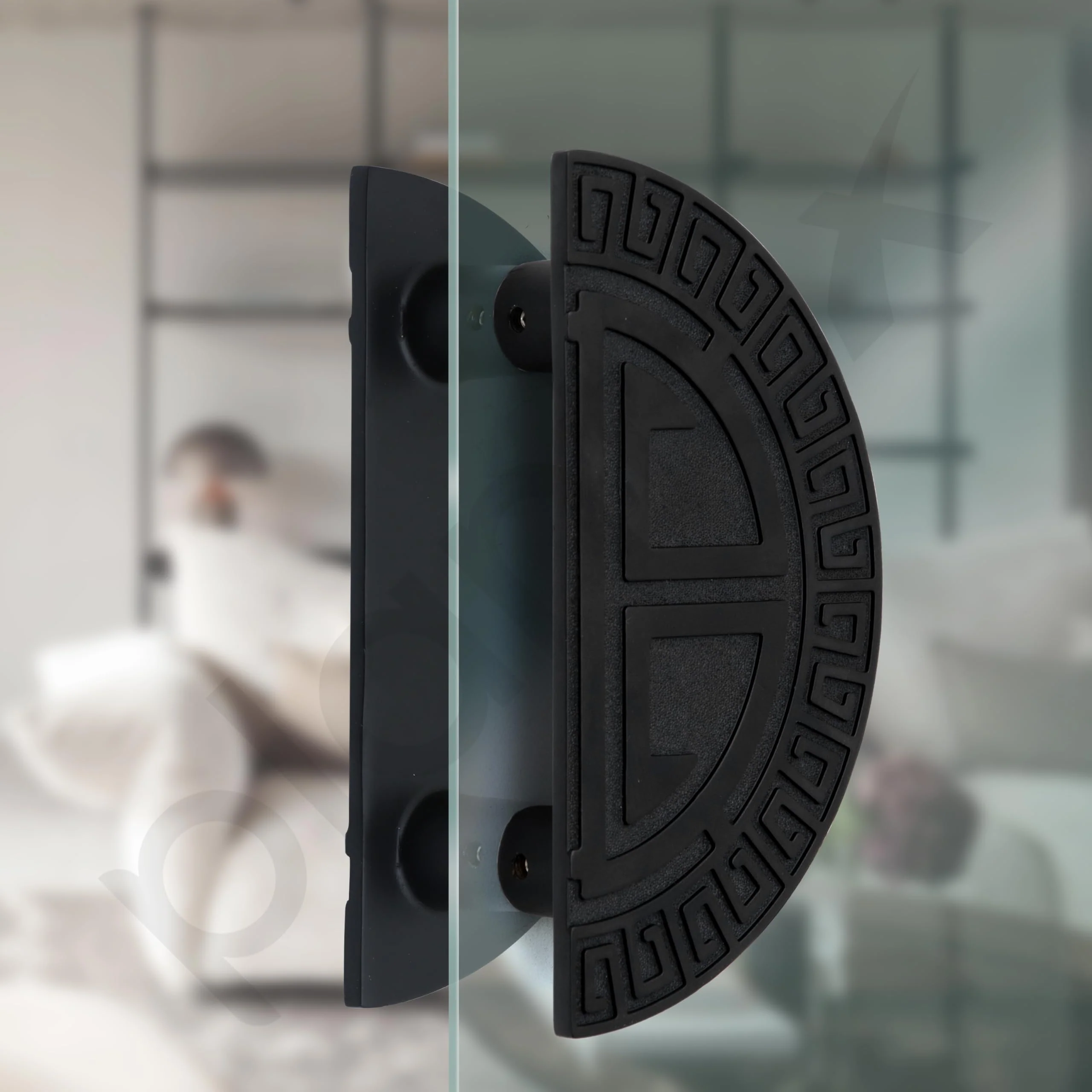 Plantex 6 Inch Main Door Handle/Aluminium Door Handle/Pull-Push Door Handle/Door Accessories (Pack of 1, Black) - Image 5