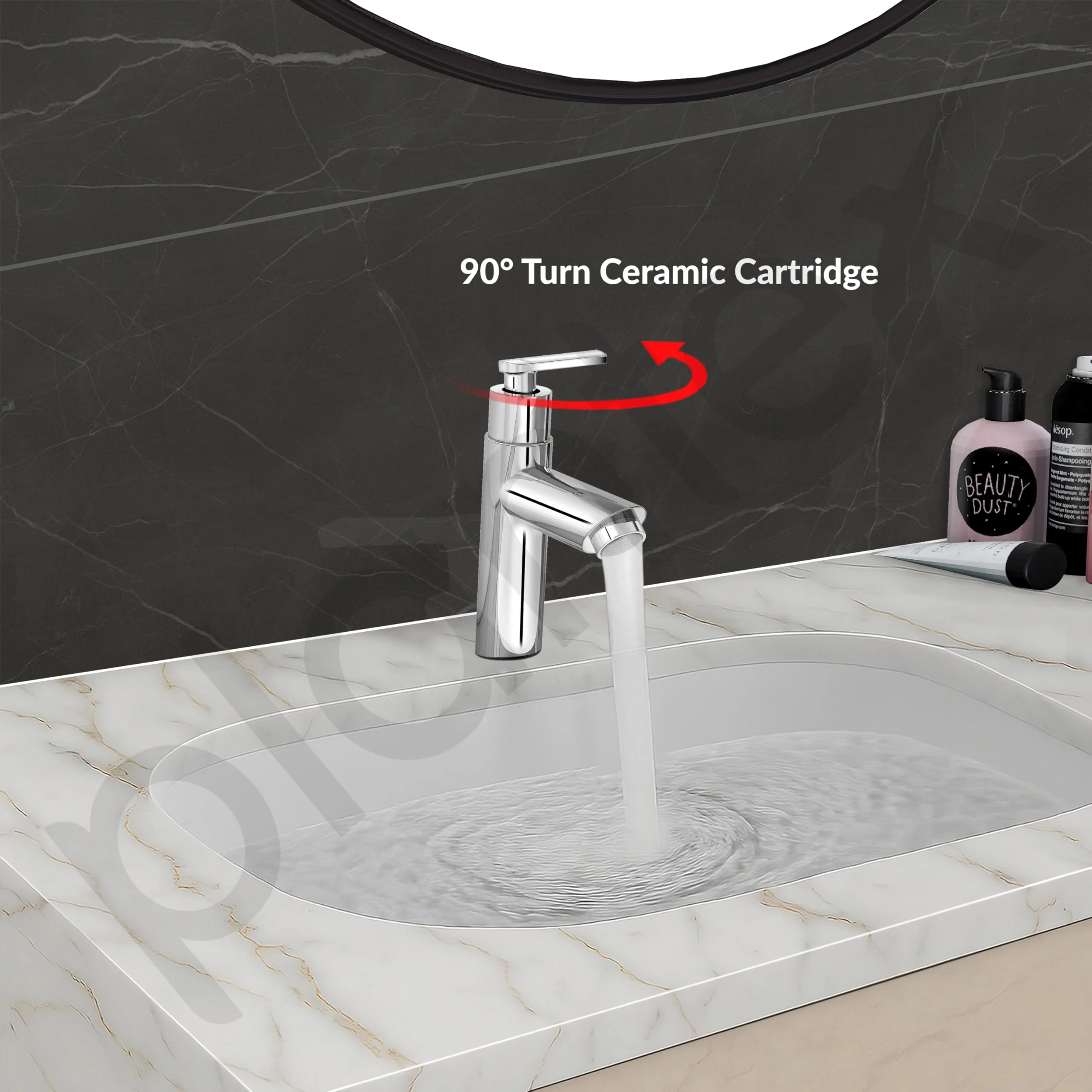Plantex BAL-503 Pillar Cocke Tap for Wash Basin/Tabletop Basin Tap with Teflon Tape/Pillar Tap for Bathroom/7 Year Warranty (Mirror Chrome) - Image 7