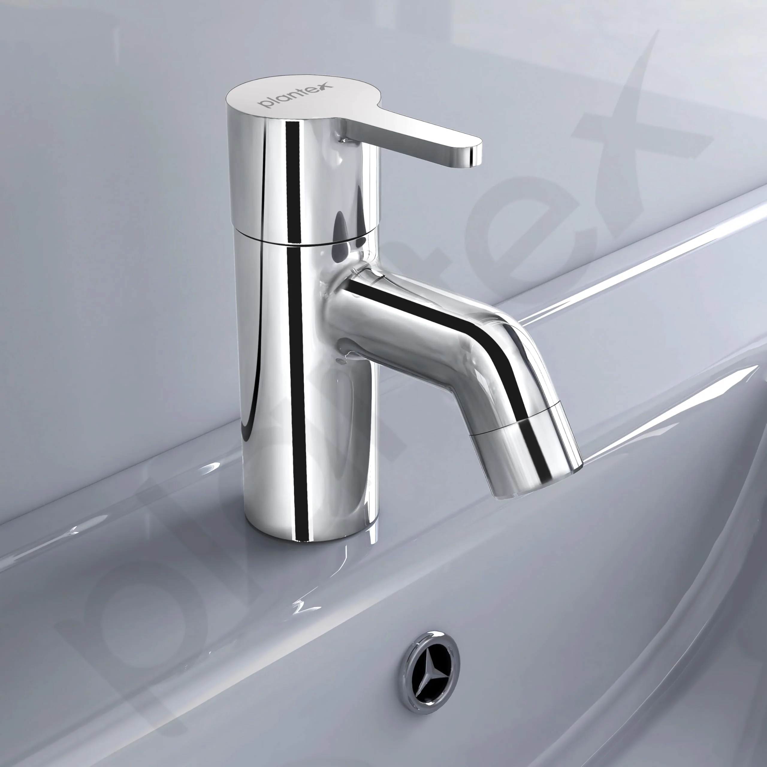 Plantex Brass Pillar Cock Water Tap/Pillar Cock for Wash Basin with Teflon Tape/Single Lever Tabletop Basin Tap - (ORE-1401, Chrome) - Image 7