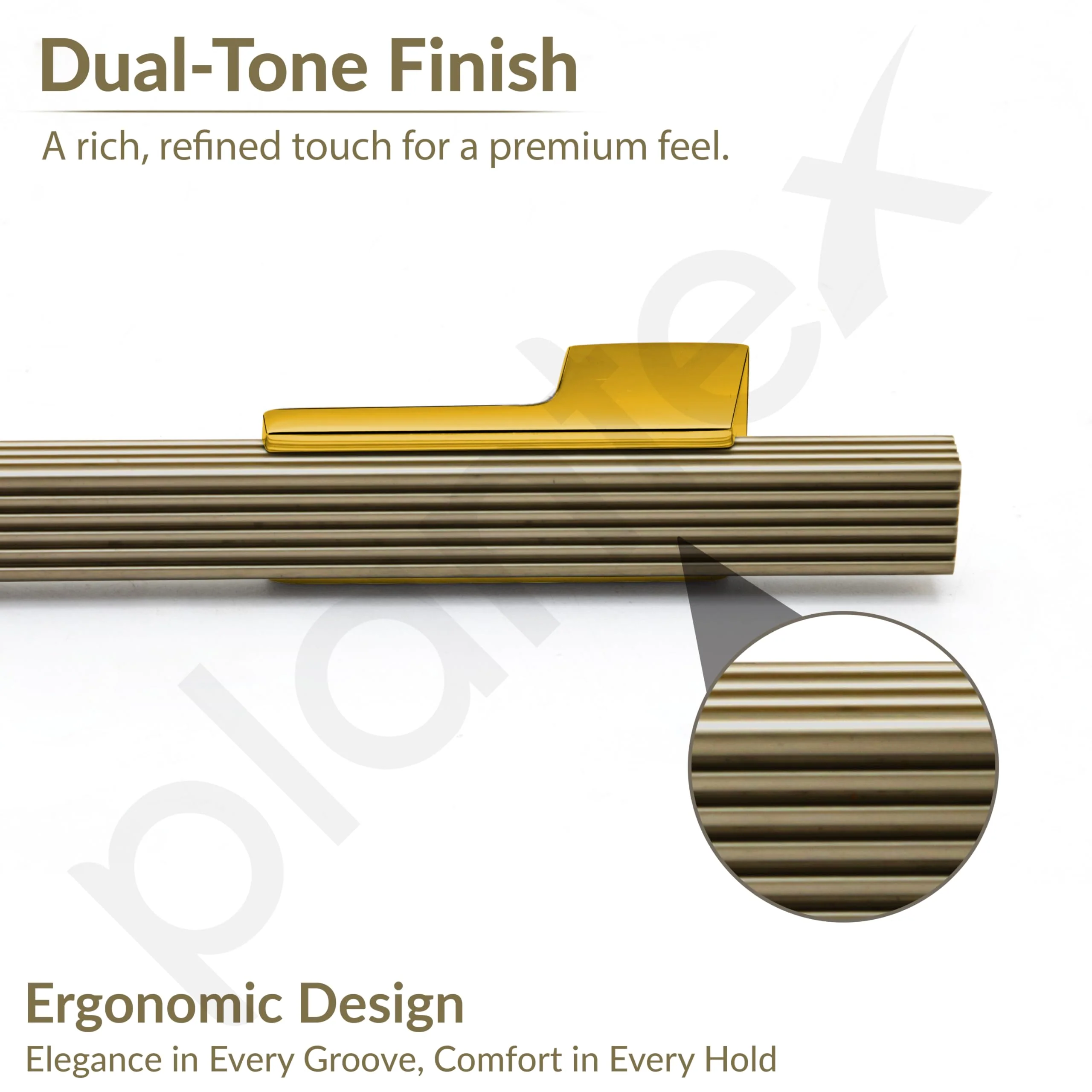 Plantex Cabinet Handle/160mm Handle for Cabinet/Door Pull-Push Handle for Home/Office/Hotel - Pack of 1 (Brass Antique & Gold) - Image 4