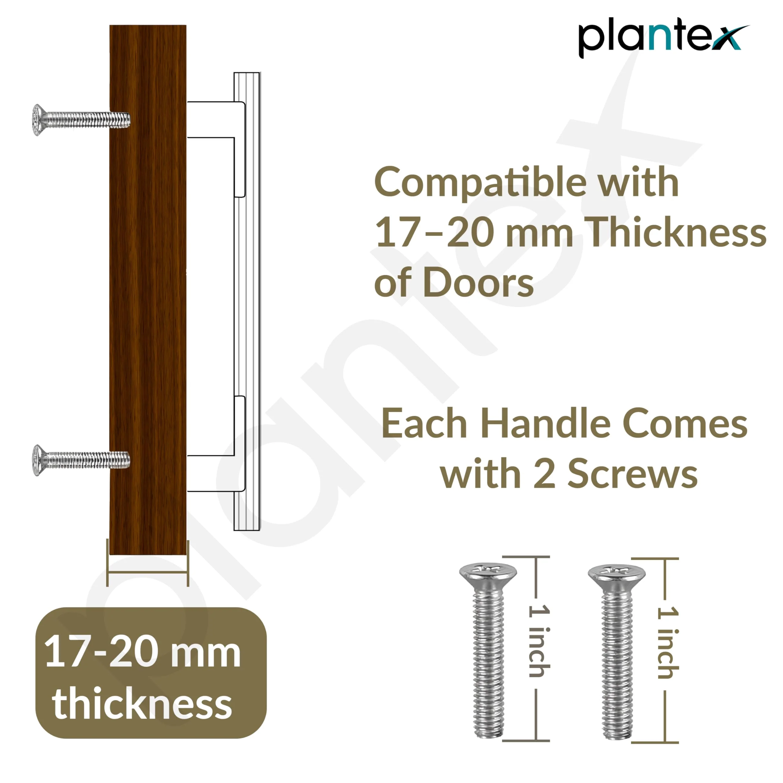 Plantex Cabinet Handle/160mm Handle for Cabinet/Door Pull-Push Handle for Home/Office/Hotel - Pack of 1 (Brass Antique & Gold) - Image 5