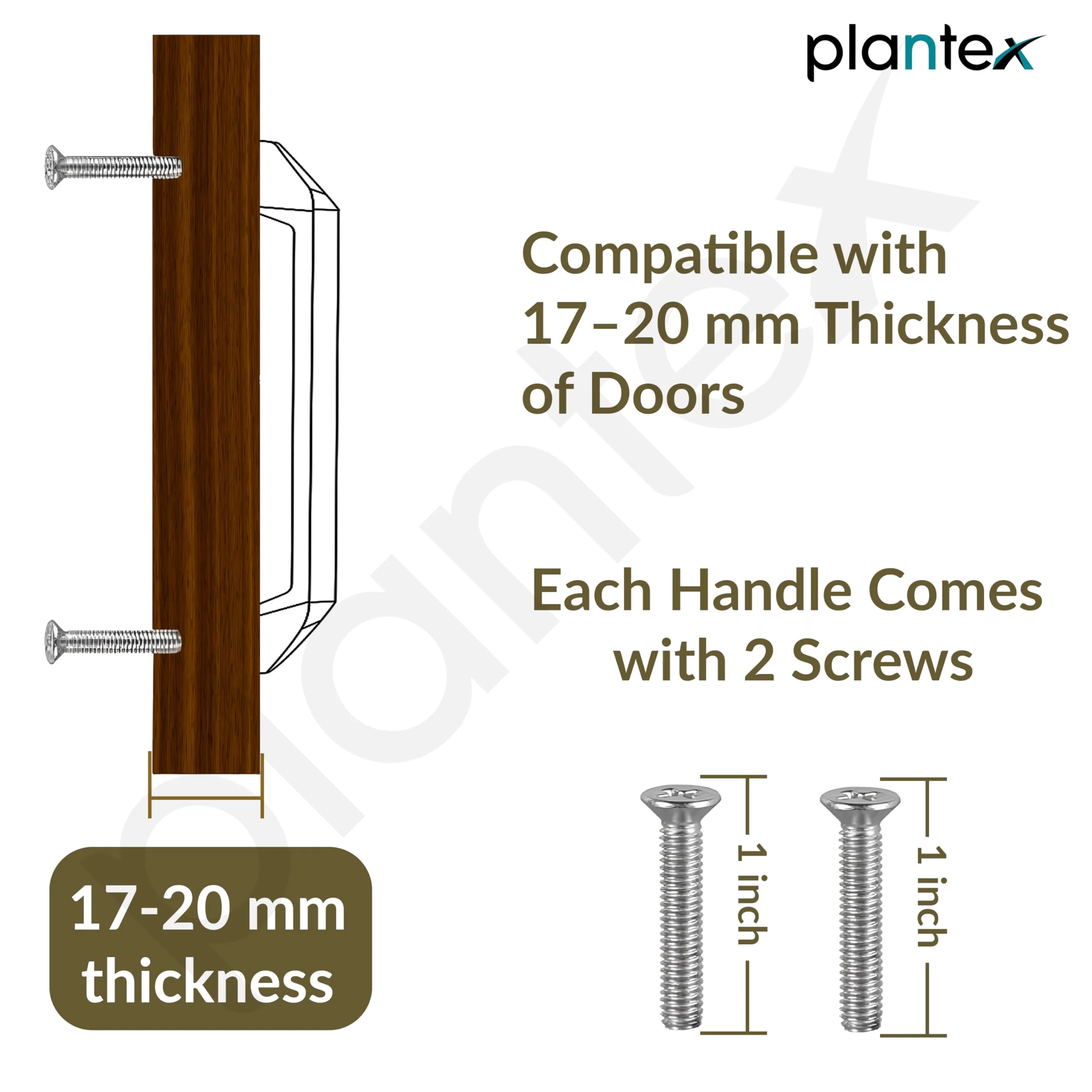 Plantex Cabinet Handle/160mm Handle for Cabinet/Wardrobe Handle/Door Pull-Push Handle for Home/Office - Pack of 1 (Brass Antique) - Image 5
