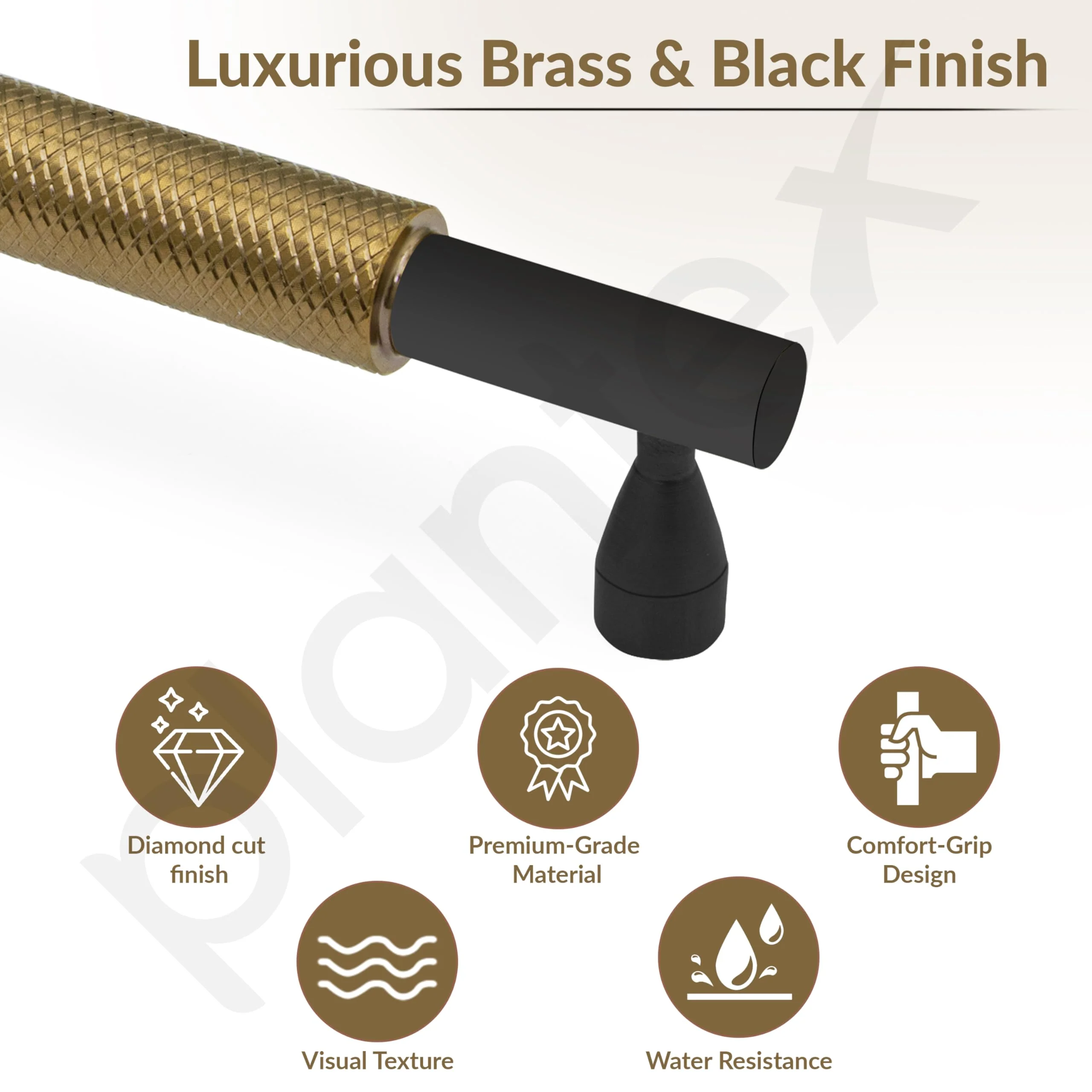 Plantex Cabinet Handle/160mm Handle for Cabinet/Wardrobe Handle/Door Pull-Push Handle for Home/Office - Pack of 1 (Brass Antique) - Image 2