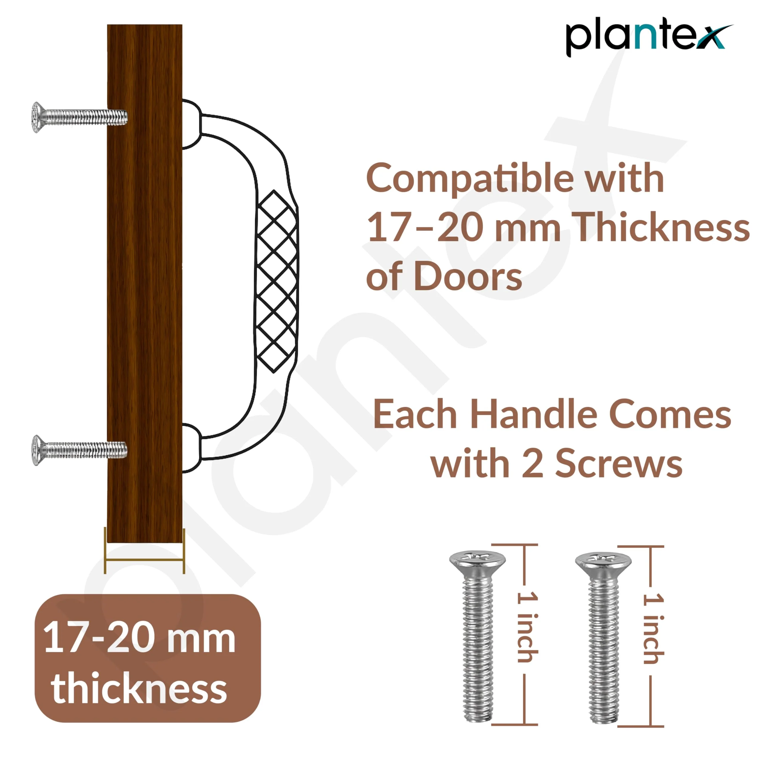 Plantex Cabinet Handle/160mm Handle for Cabinet/Wardrobe Handle/Door Pull-Push Handle for Home/Office - Pack of 1 (Rose Gold) - Image 5