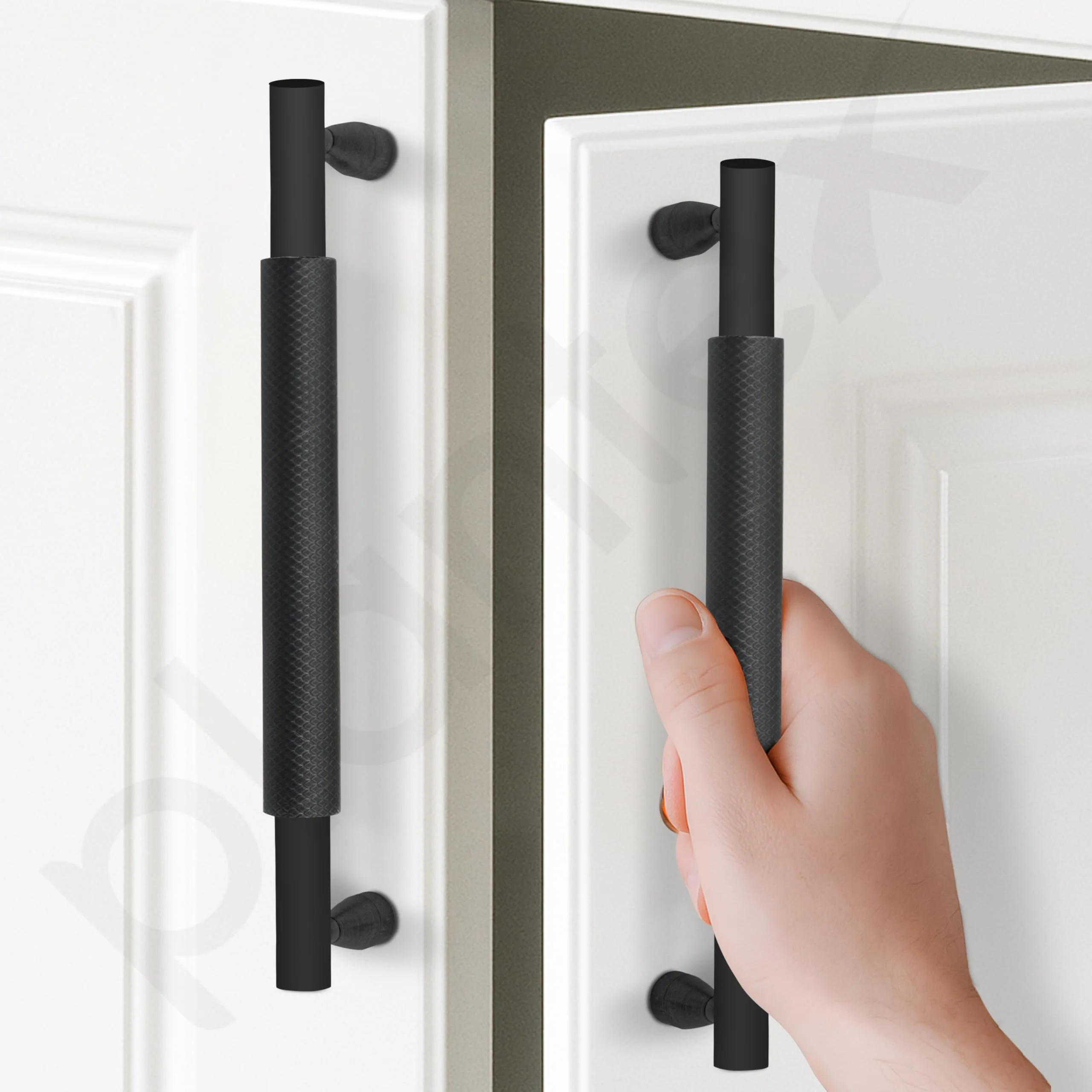 Plantex Cabinet Handle/224mm Handle for Cabinet/Furniture/Door Pull-Push Handle for Home/Office - Pack of 1 (Black) - Image 7