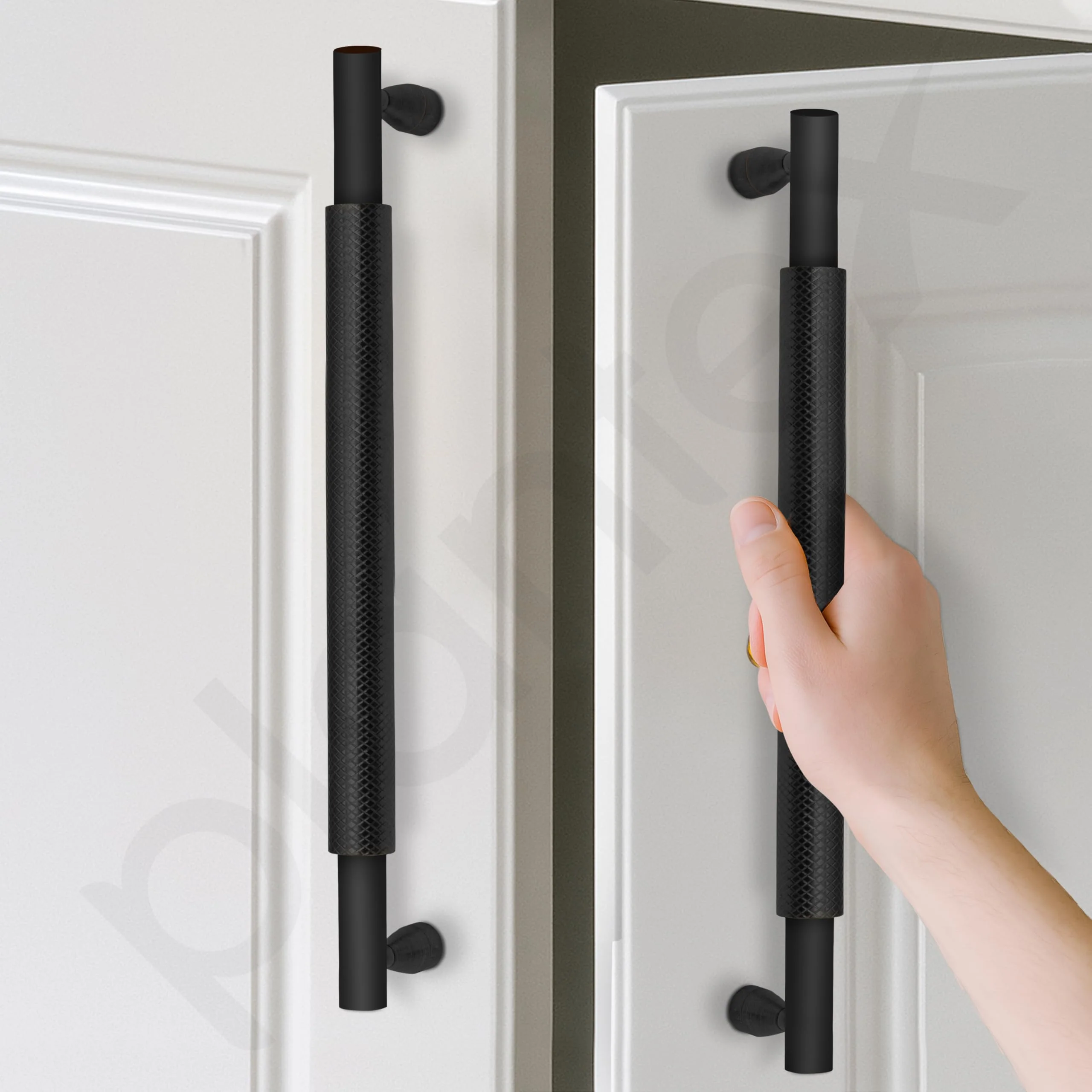 Plantex Cabinet Handle/288mm Handle for Cabinet/Furniture/Door Pull-Push Handle for Home/Office - Pack of 1 (Black) - Image 7
