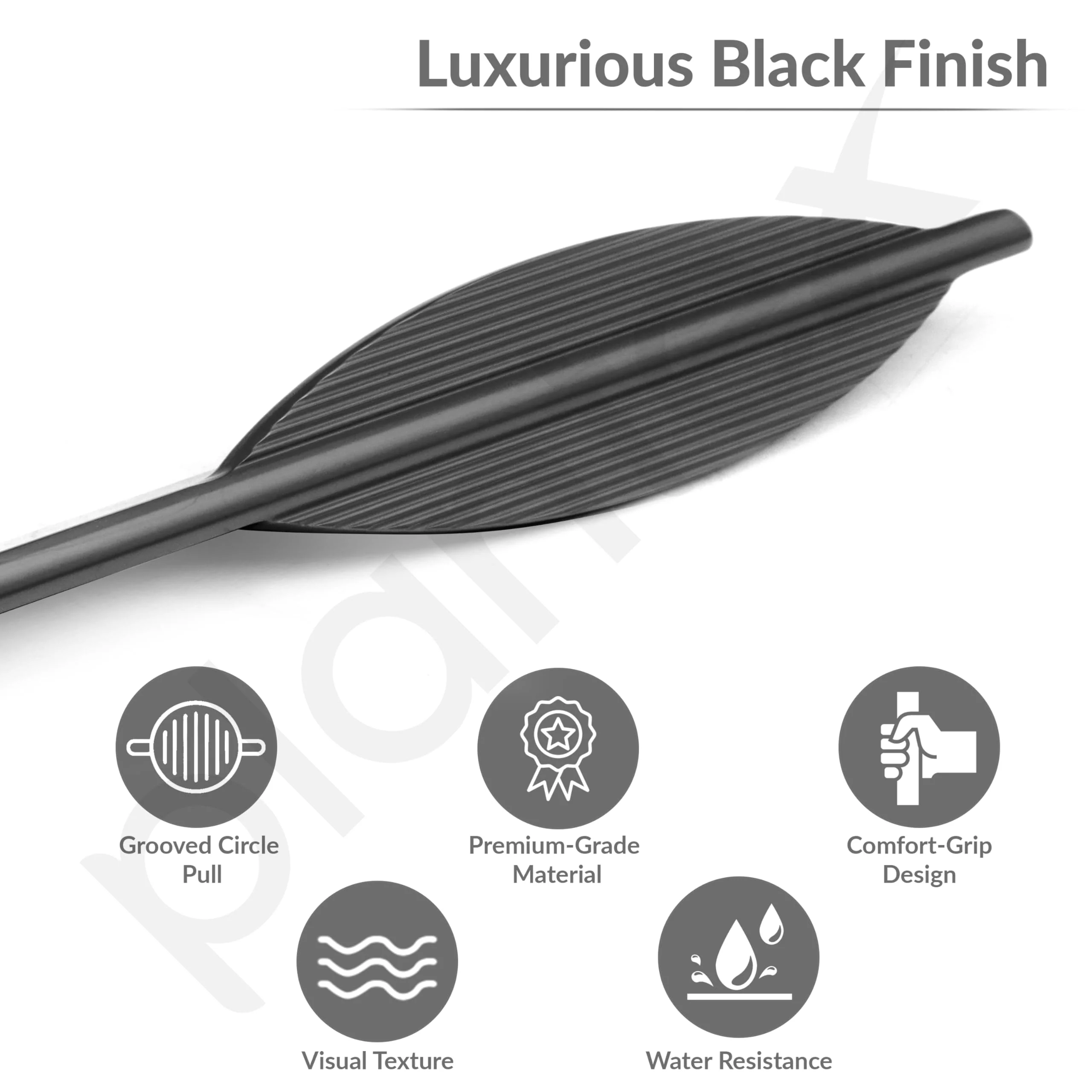 Plantex Cabinet Handle/600mm Handle for Cabinet/Drawer/Kitchen Handle/Door Pull-Push Handle for Home/Office - Pack of 1 (Black) - Image 2