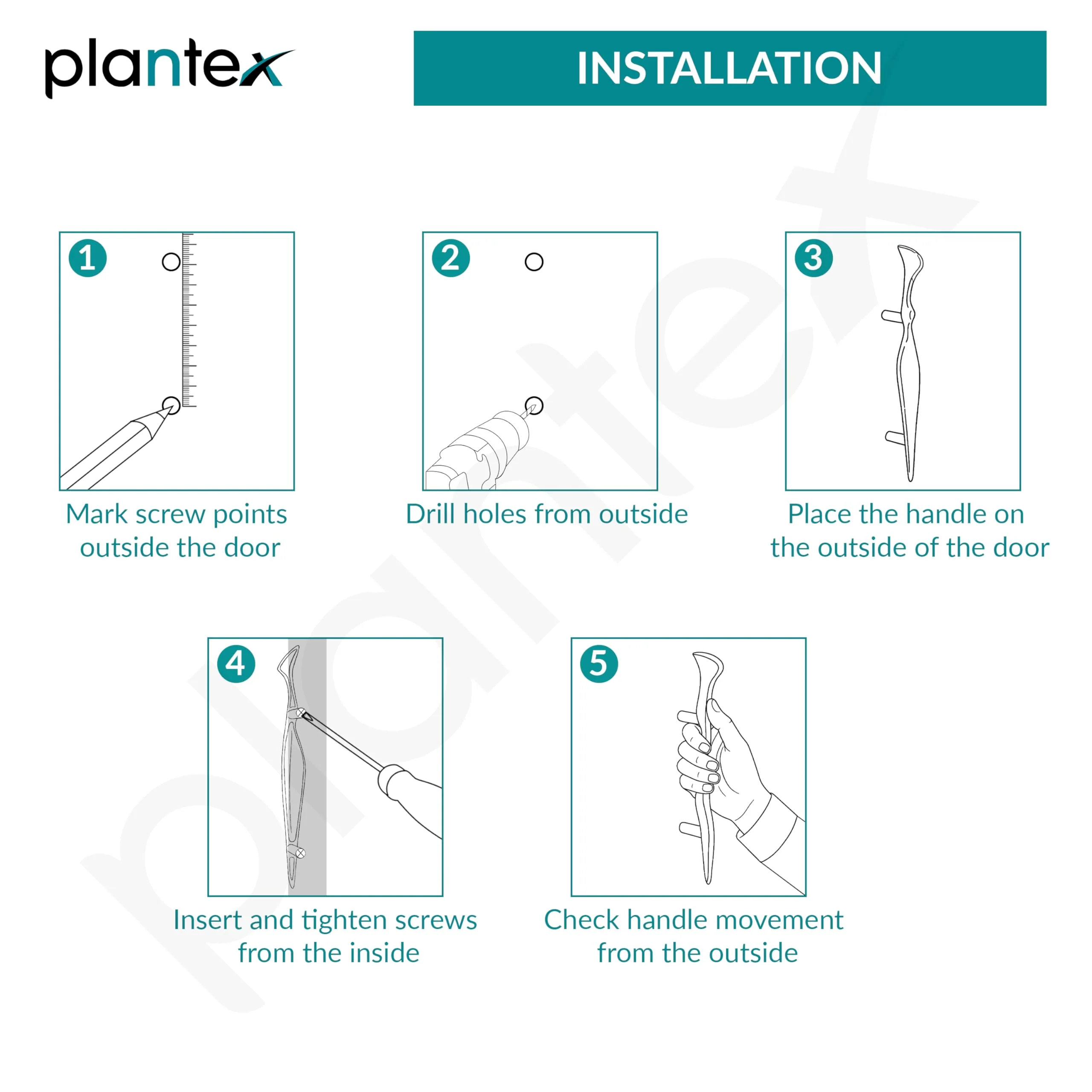 Plantex Cabinet Handle/Pull-Push Handle for Wardrobe/224mm Handle for Drawer/Cupboard - Pack of 1 (Satin) - Image 7
