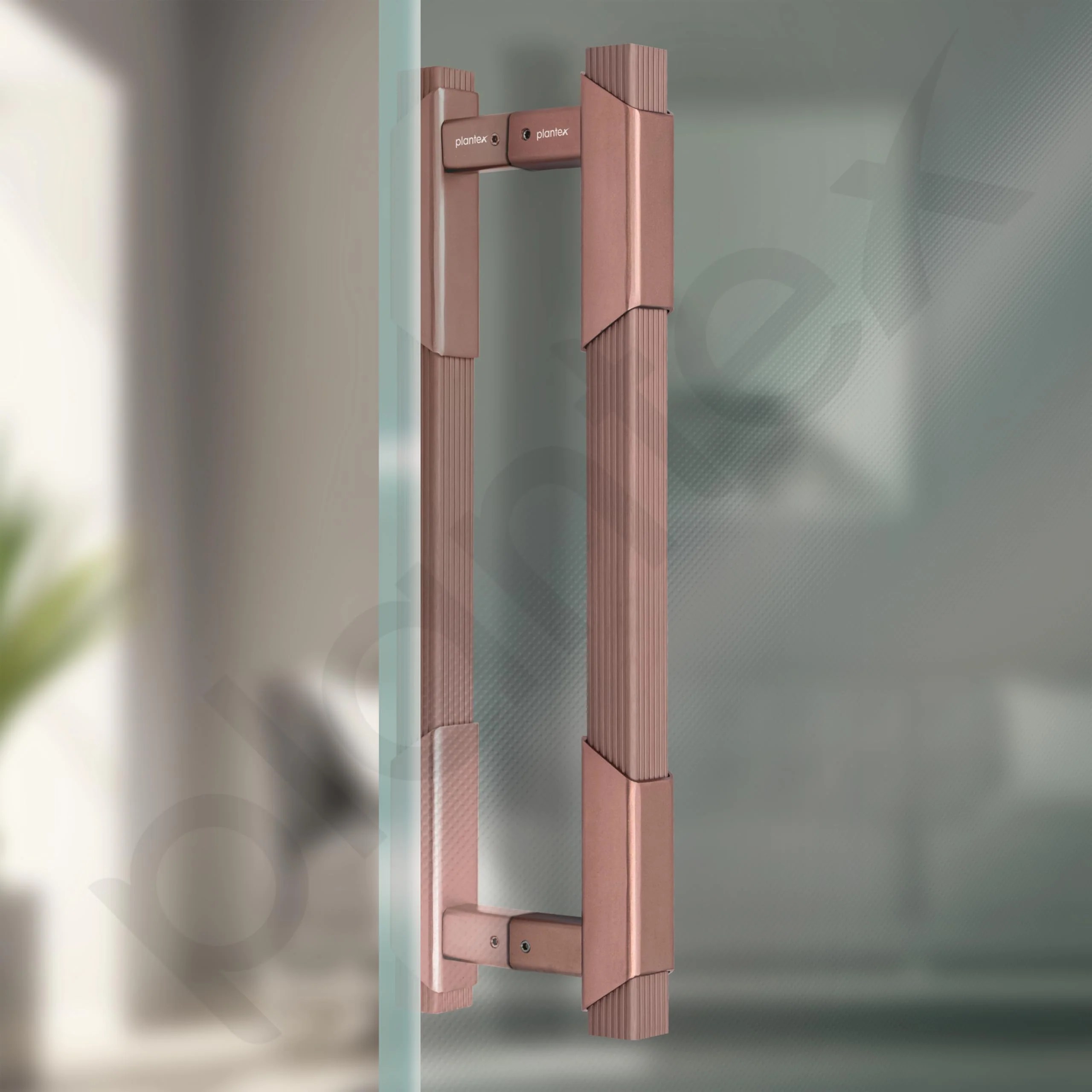 Plantex Door Handle/14 Inch Main Door Handle/Aluminium Door Handle/Pull-Push Door Handle/Door Accessories (Pack of 1, Rose Gold) - Image 6