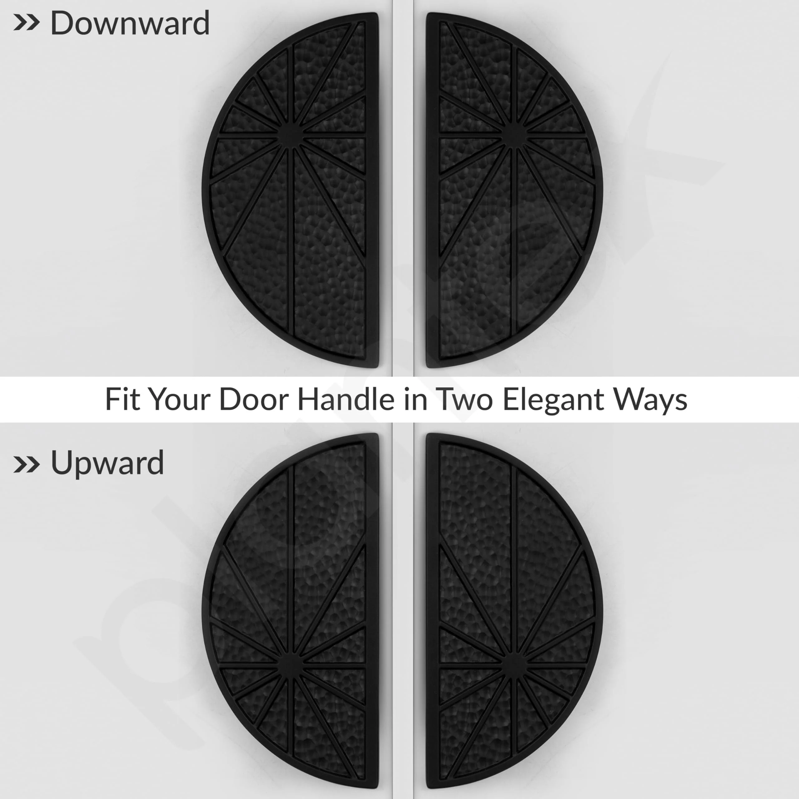 Plantex Door Handle/8 Inch Main Door Handle/Door Handle for Home/Pull-Push Door Handle/Door Accessories - Pack of 1 (Black) - Image 5