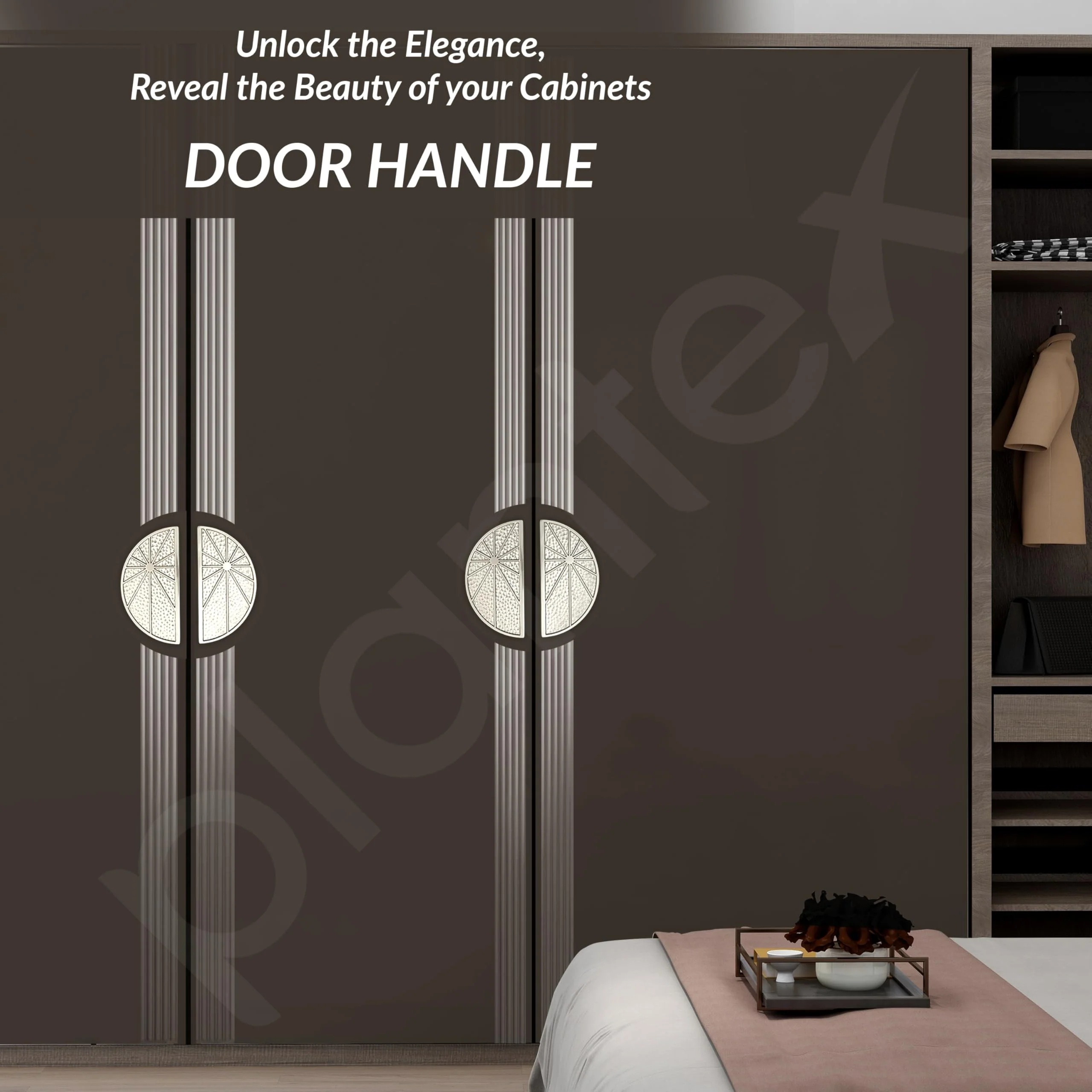 Plantex Door Handle/8 Inch Main Door Handle/Door Handle for Home/Pull-Push Door Handle/Door Accessories - Pack of 1 (Satin White) - Image 7