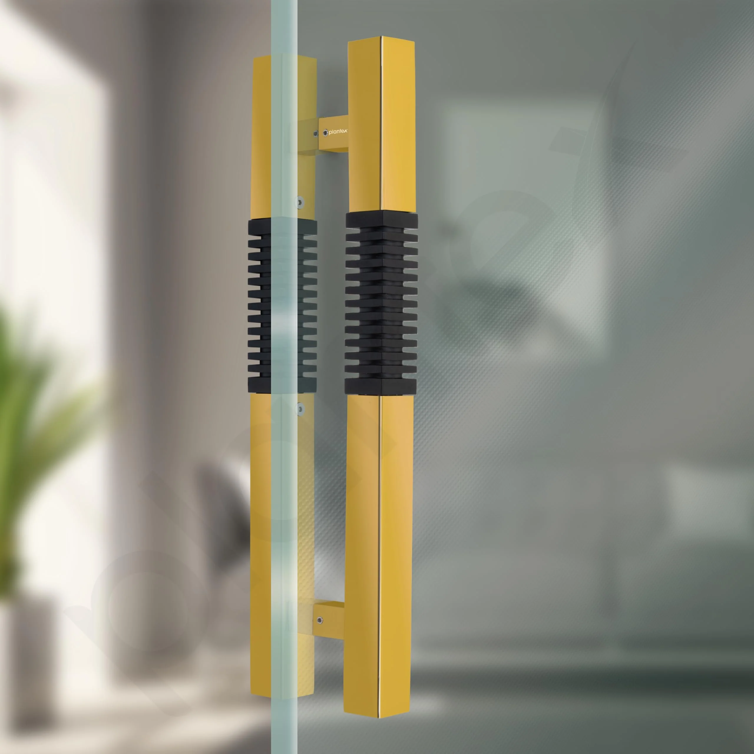 Plantex Door Handle/Stainless Steel Handle for Main Door/12 Inch Pull-Push Handle for Home/Office/Hotel - Pack of 1 (Gold and Black) - 3 Years Warranty - Image 6