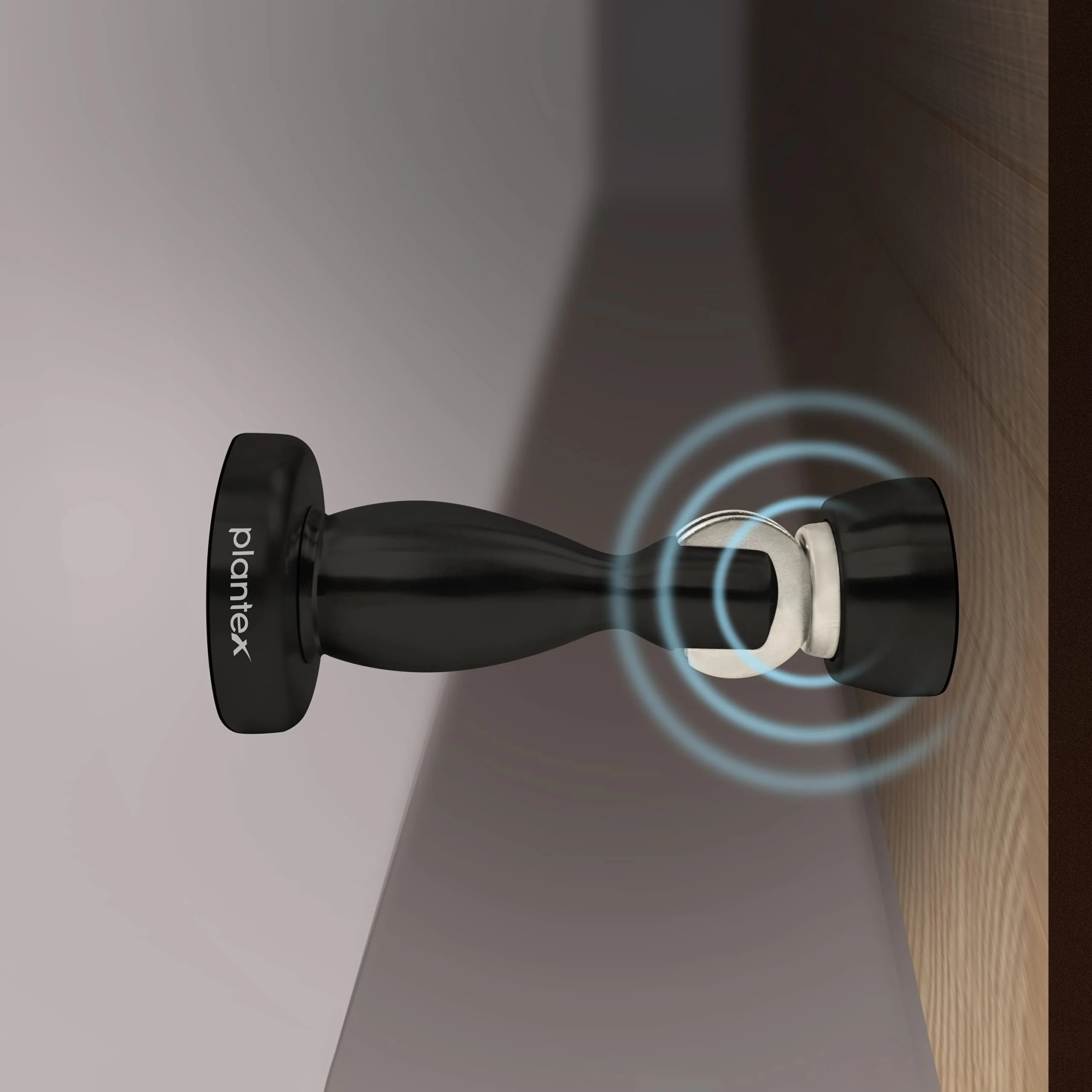 Plantex Door Magnet Stopper/Door Stopper with Door Magnetic/Door Stopper for Main Door/360 Degree Magnet Door - (4 Inch,Black) - Image 4
