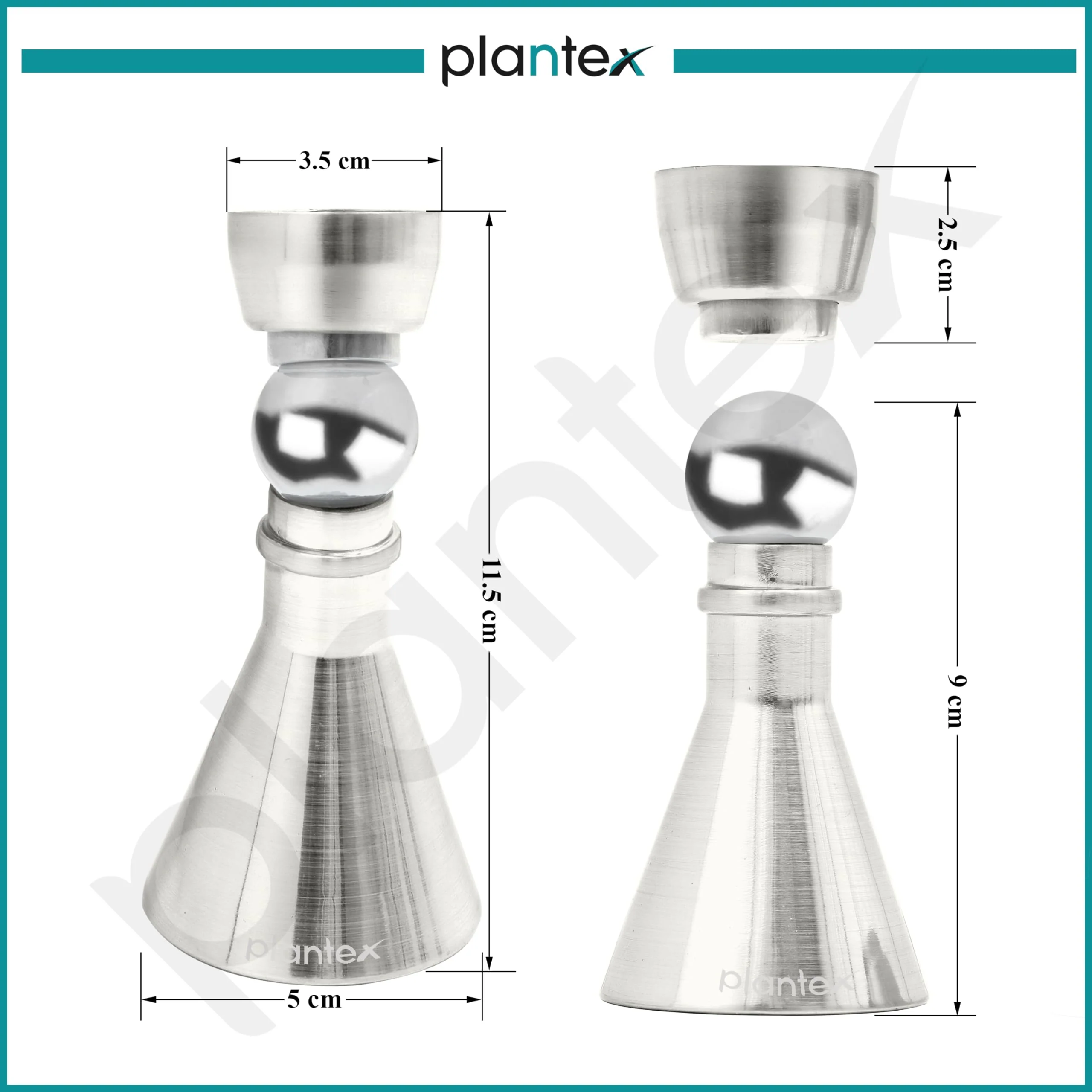 Plantex Door Stopper for Home/High Grade Stainless Steel Door Catcher/5 Inch Door Magnet Stopper/360 Degree Angle Door Magnet for Home/Office/Hotel - (Matt) - Image 3