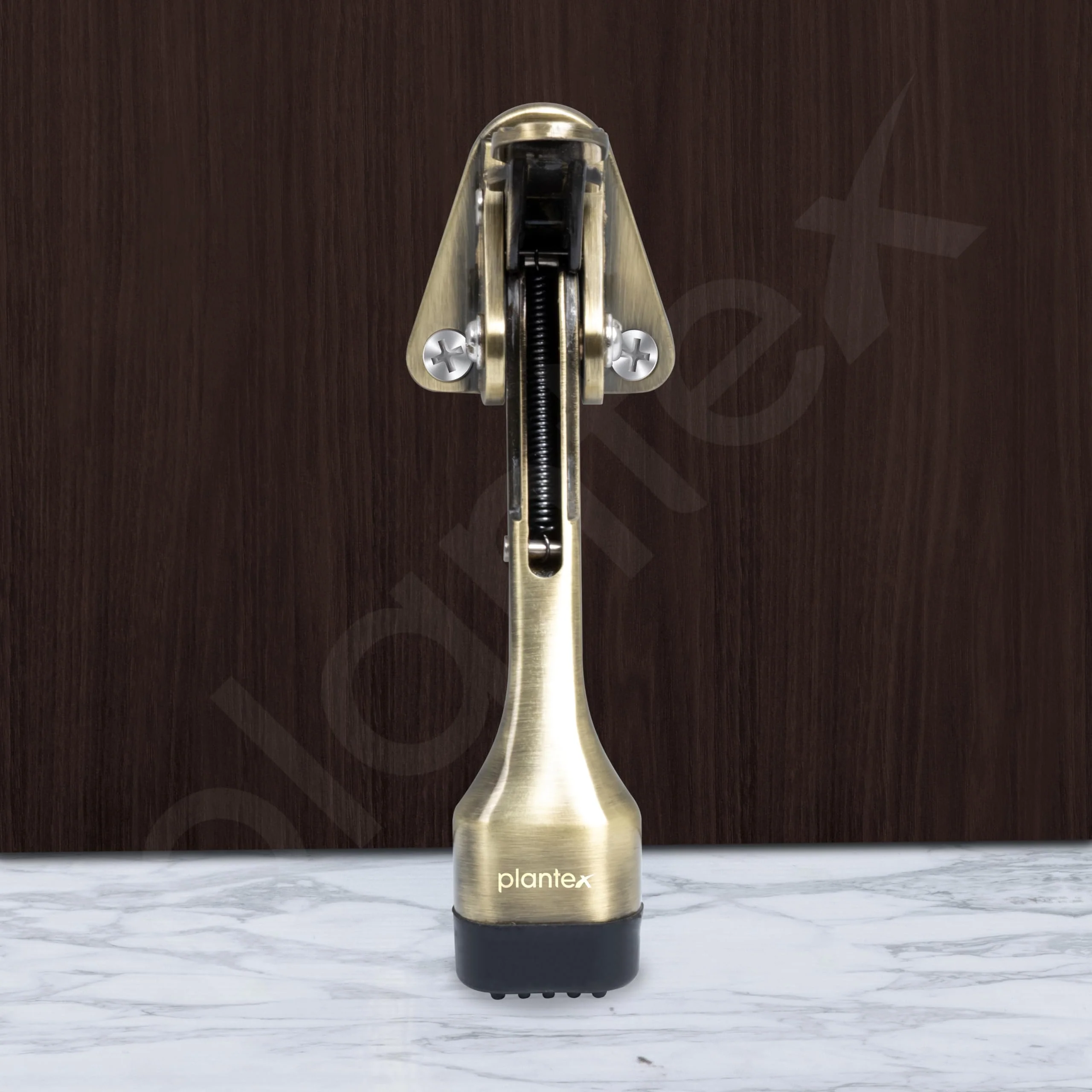 Plantex Door Stopper for Main Door/Kick Down with One Touch Door Stoppers/Stops - (186-Brass Antique) - Image 6
