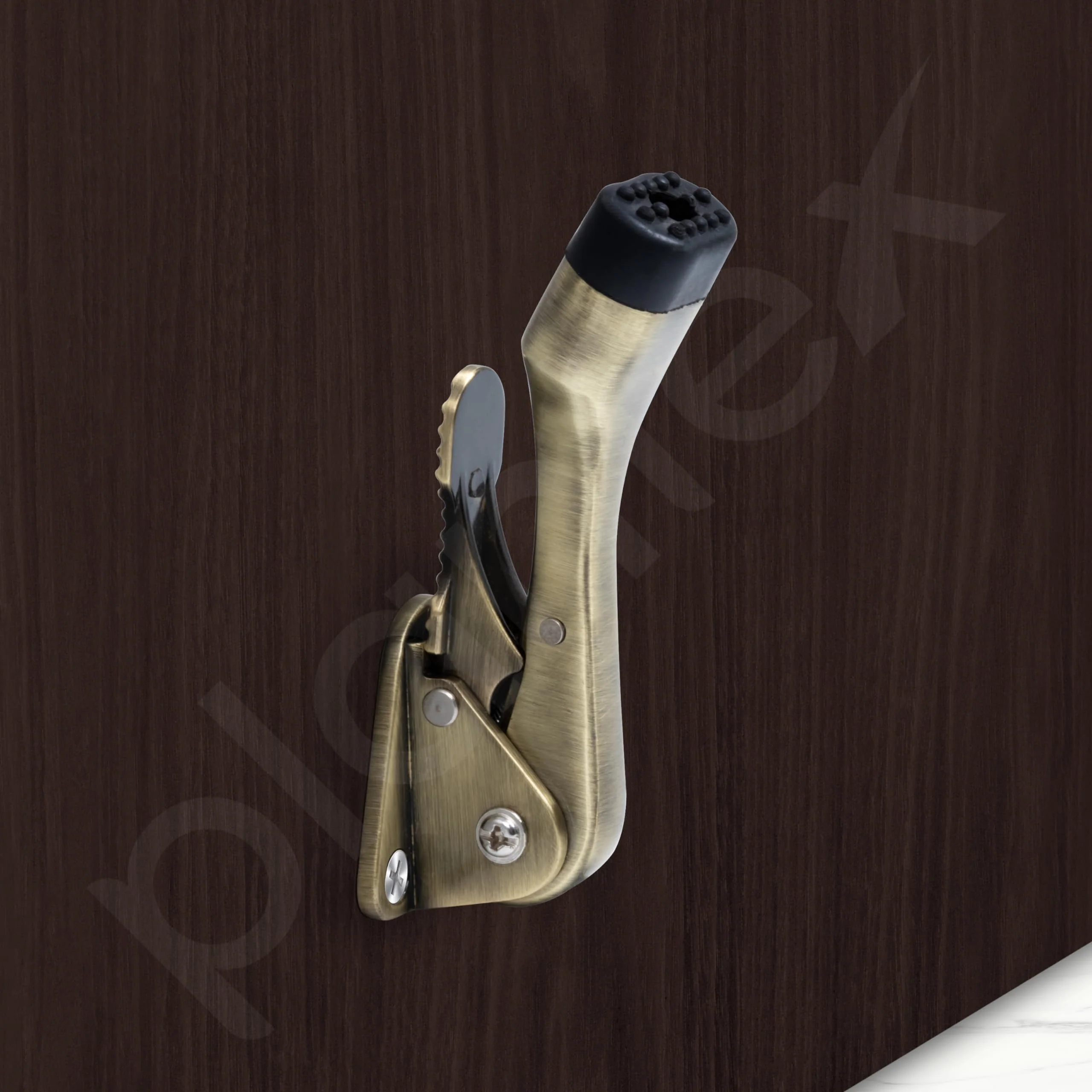 Plantex Door Stopper for Main Door/Kick Down with One Touch Door Stoppers/Stops - (186-Brass Antique) - Image 7