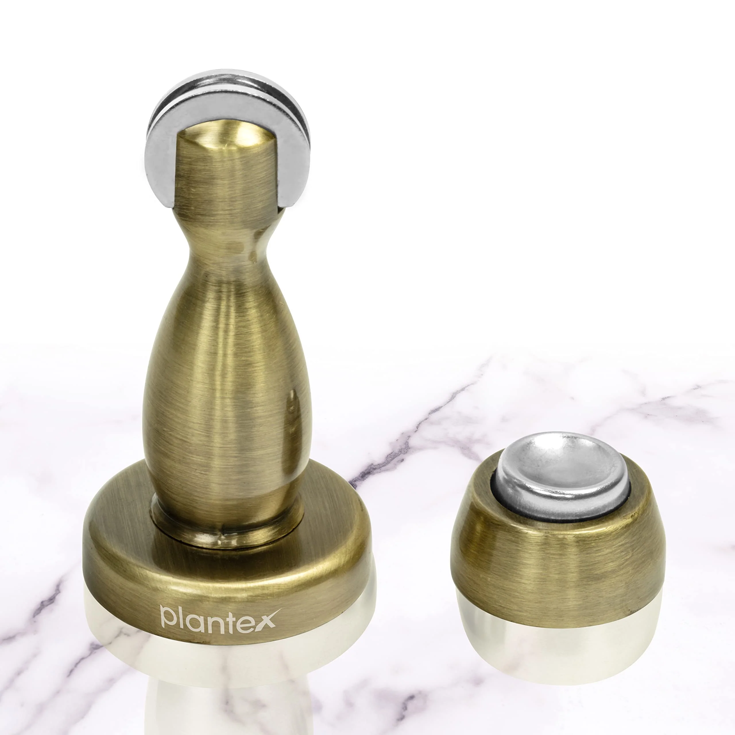 Plantex Door Stopper Magnetic/Gate Stopper for Main Door/360 Degree Magnet Door Catcher/Door Stopper for Home - (4 Inch,Brass Antique) - Image 7