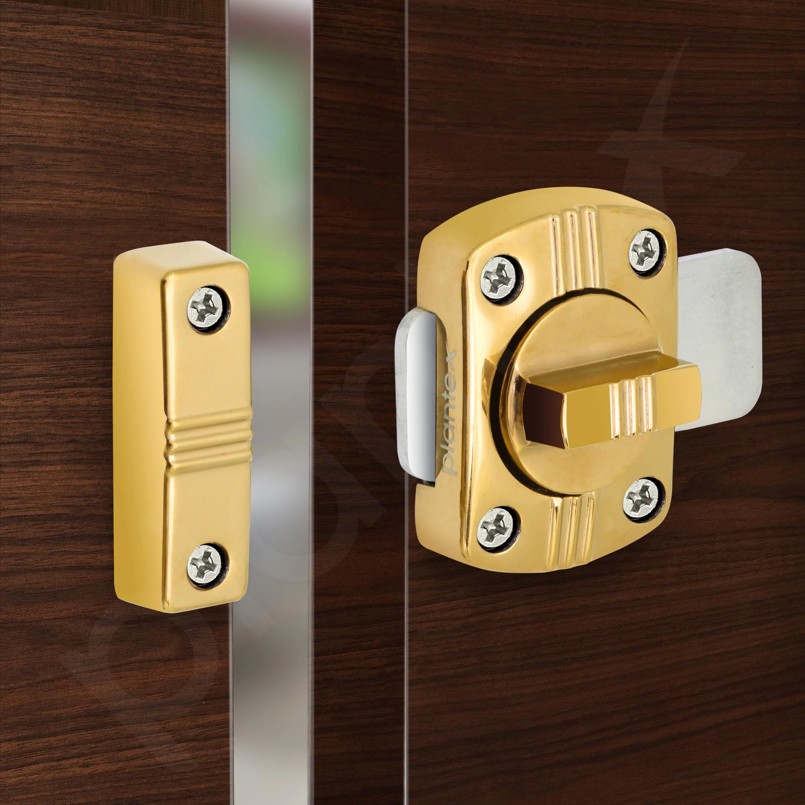 Plantex Heavy Duty Baby Latch for Bathroom/Door Latch Lock for Toilet/Door Stopper for Bathroom/Bathroom Accessories -Pack of 1 (PVD Gold) - Image 5