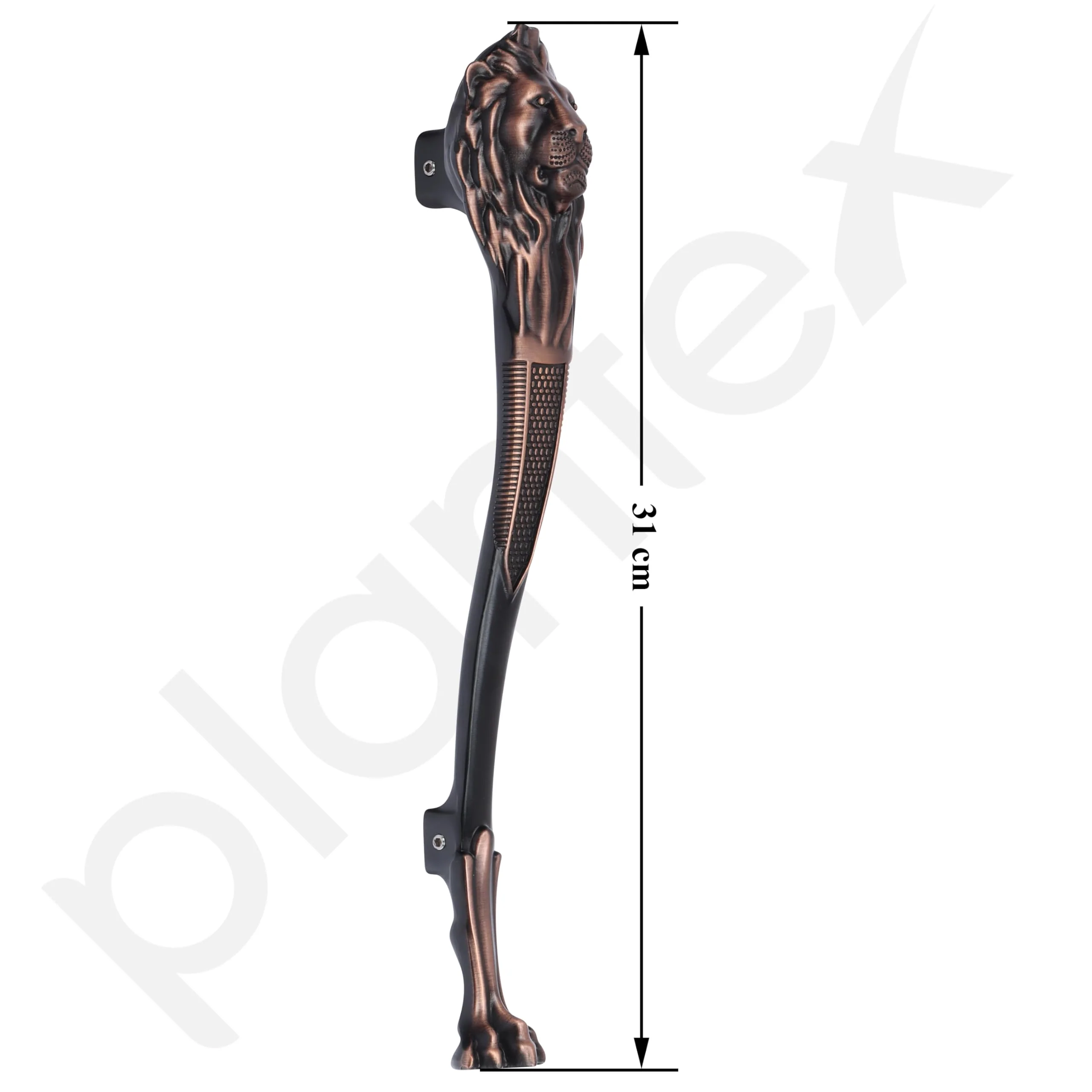 Plantex Heavy Duty Door Handle/12-Inches Lion Shape Main Door Handle/Pull Handle/Door & Home Decor - Pack Of 1 (283-Copper Antique Finish) - Image 3