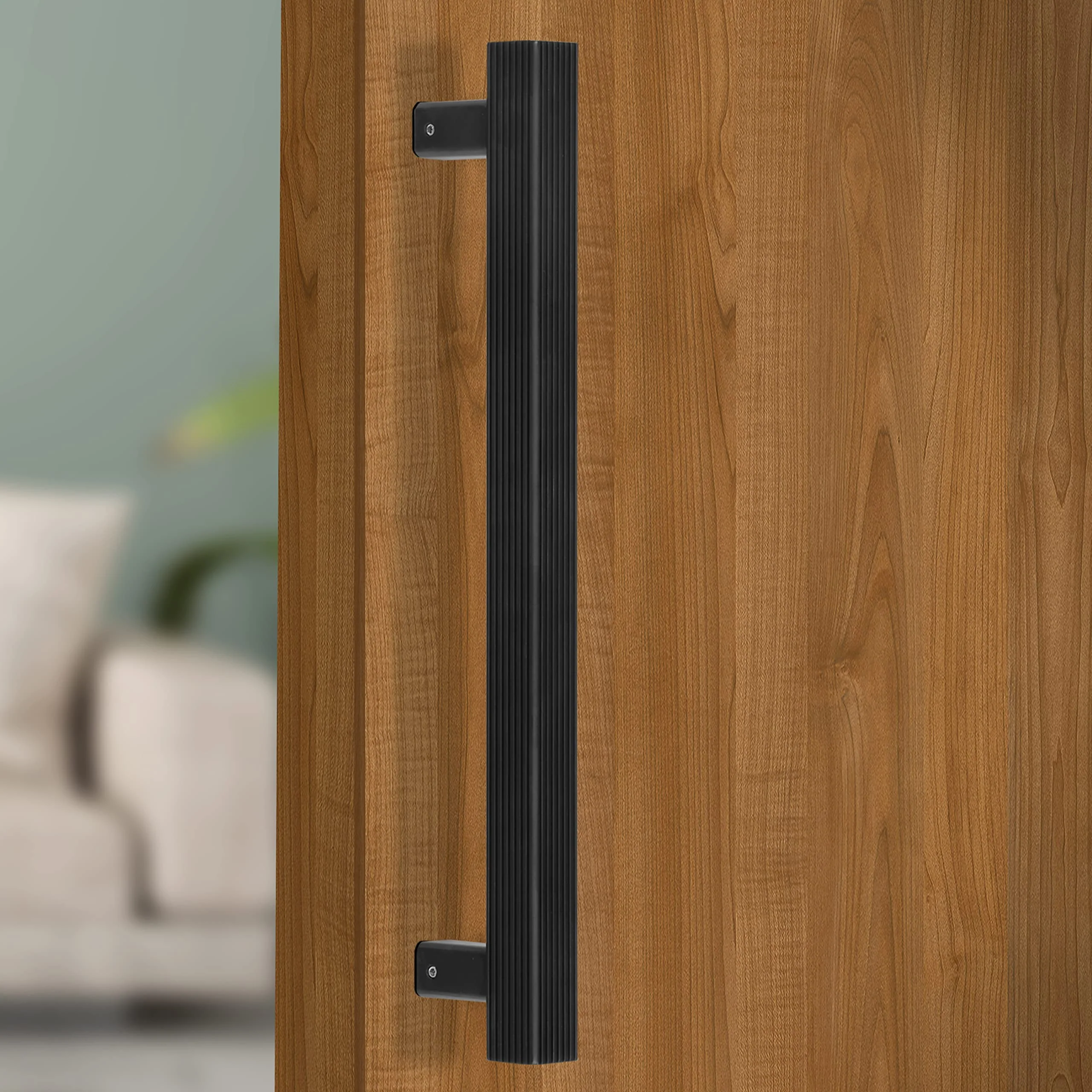 Plantex Heavy Duty Door Handle/Door & Home Decor/14-inches Main Door Handle/Door Pull Push Handle/3 Years Warranty Pack of 1 (236-Black Finish) - Image 7