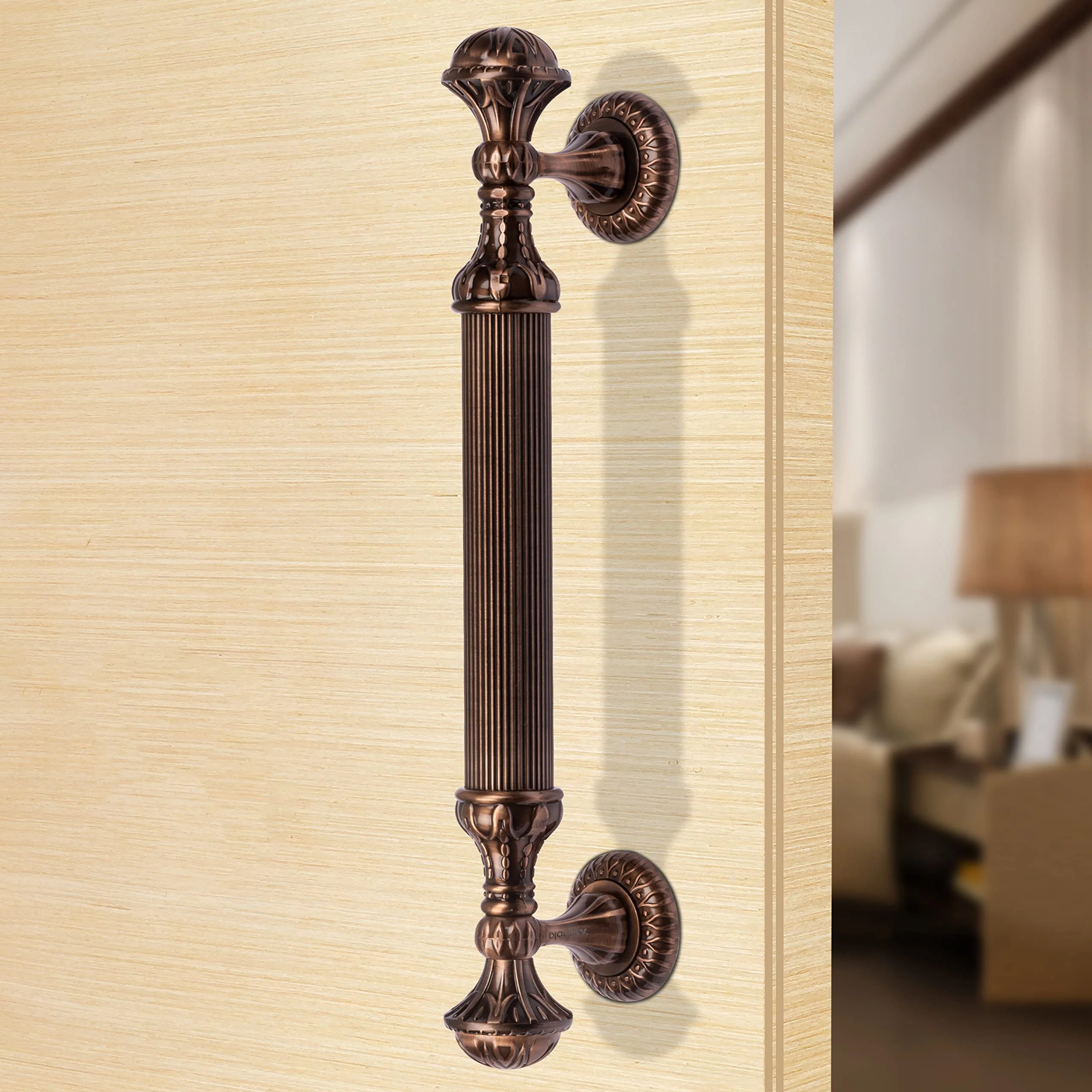 Plantex Heavy Duty Main Door Handle/Door Handle For Main Door/Main Door Handle 15-Inches/PPull Handle - Pack Of 1 (320-Copper Antique Finish) - 3 Years Warranty - Image 5