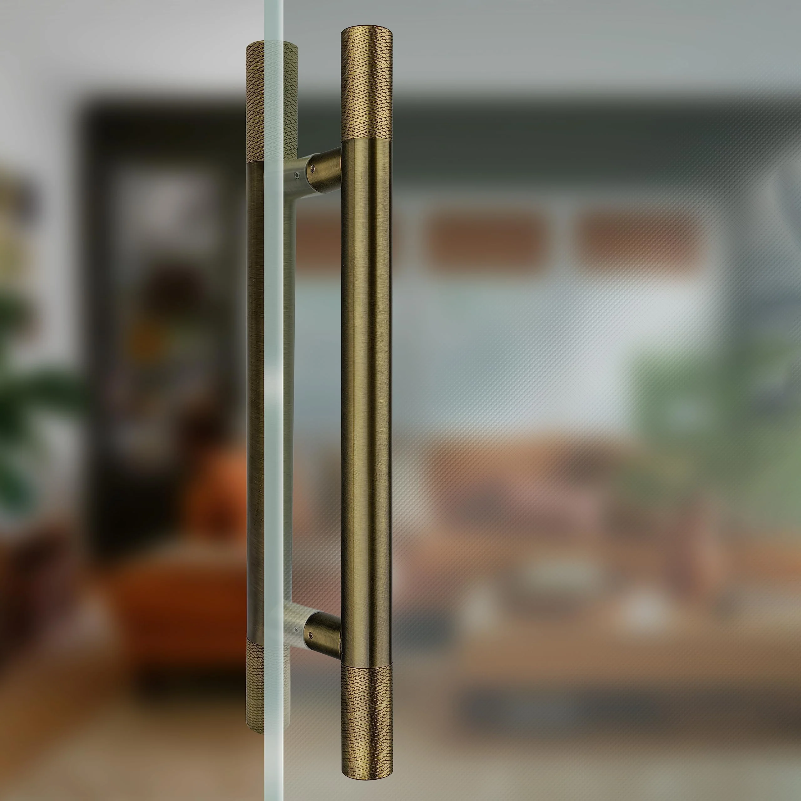 Plantex Heavy Duty Pull-Push Door Handle - 18 Inch Antique Brass (Wood/Glass) - 3 Years Warranty - Image 6