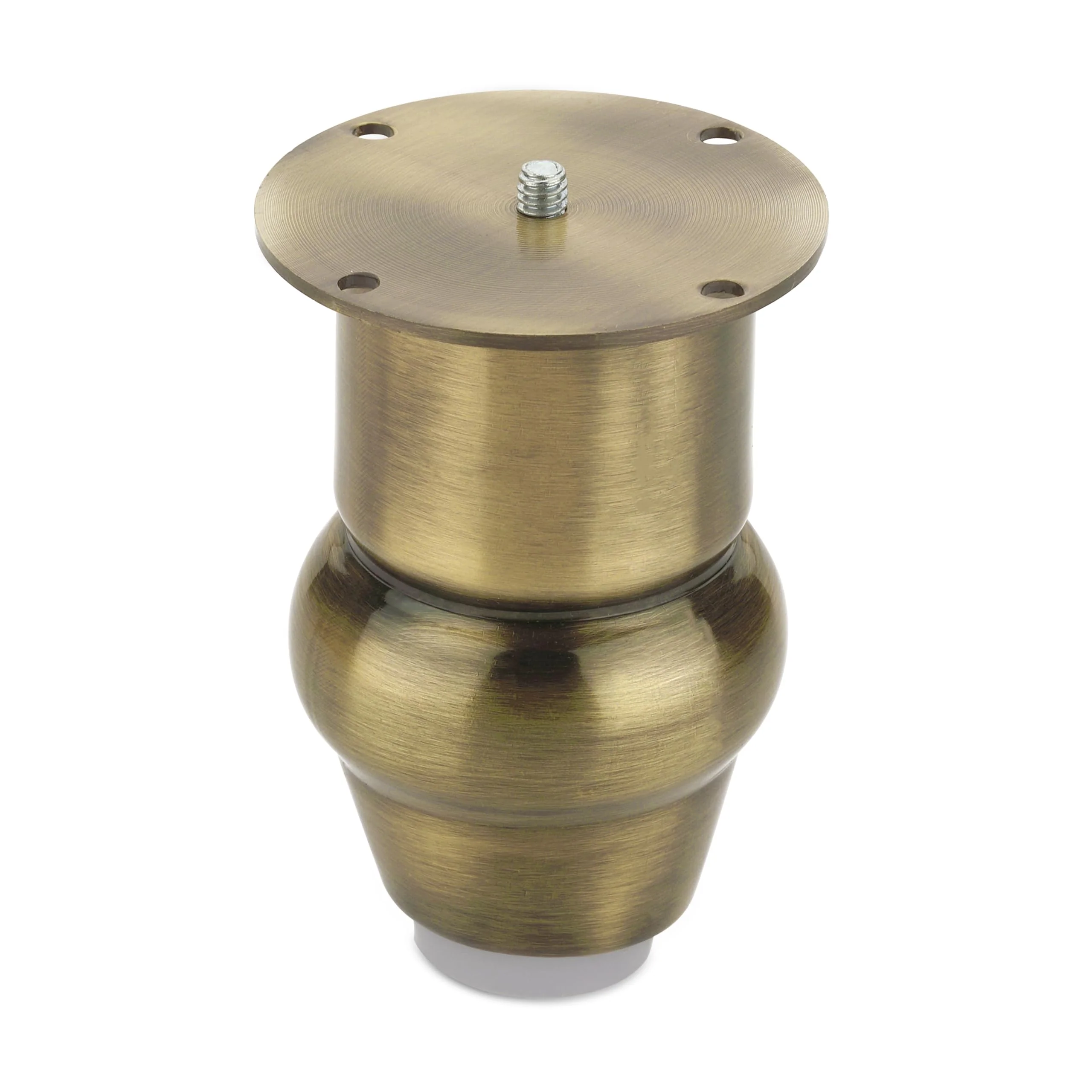 plantex Heavy Duty Round 4 inch Spare Sofa Legs for Bed Furniture/Sofa Legs for Furniture Fitting/Table Legs/Sofa Leg Set of 2 pcs (Brass Antique Finish) - Image 7