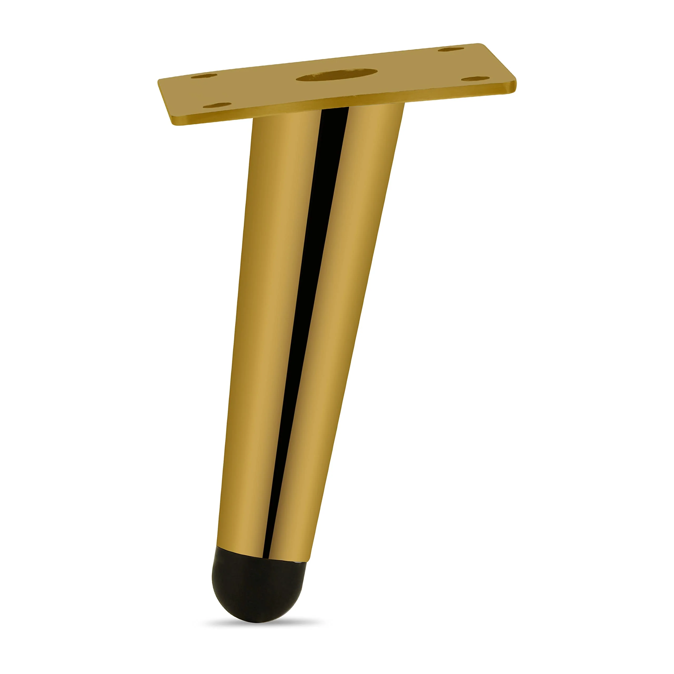 Plantex Heavy Duty Round 4 inch Spare Sofa Legs for Bed Furniture/Sofa Legs for Furniture Fitting/Table Legs/Sofa Leg Set of 2 pcs (Gold Finish) - Image 7