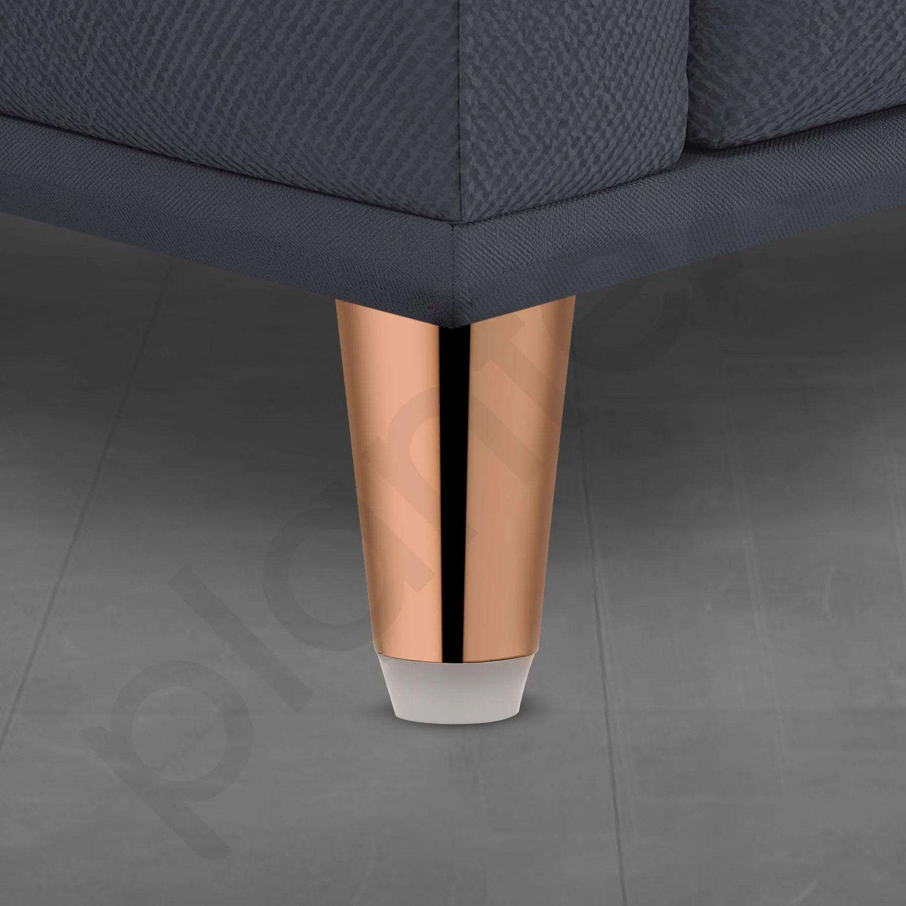 Plantex Heavy Duty Round 4 inch Spare Sofa Legs for Bed Furniture/Sofa Legs for Furniture Fitting/Table Legs/Sofa Leg Set of 2 pcs (Rose Gold) - Image 6