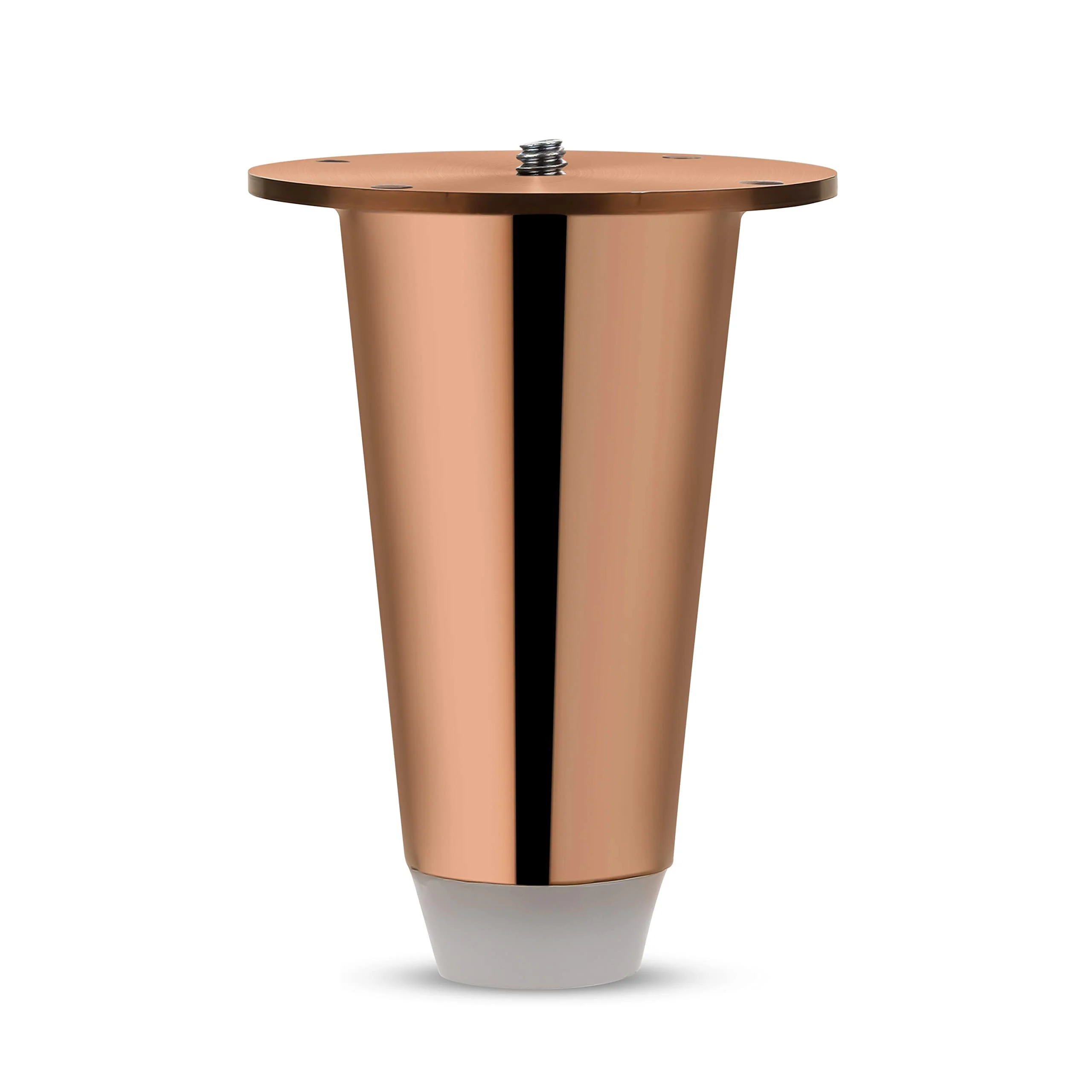 Plantex Heavy Duty Round 4 inch Spare Sofa Legs for Bed Furniture/Sofa Legs for Furniture Fitting/Table Legs/Sofa Leg Set of 2 pcs (Rose Gold) - Image 7