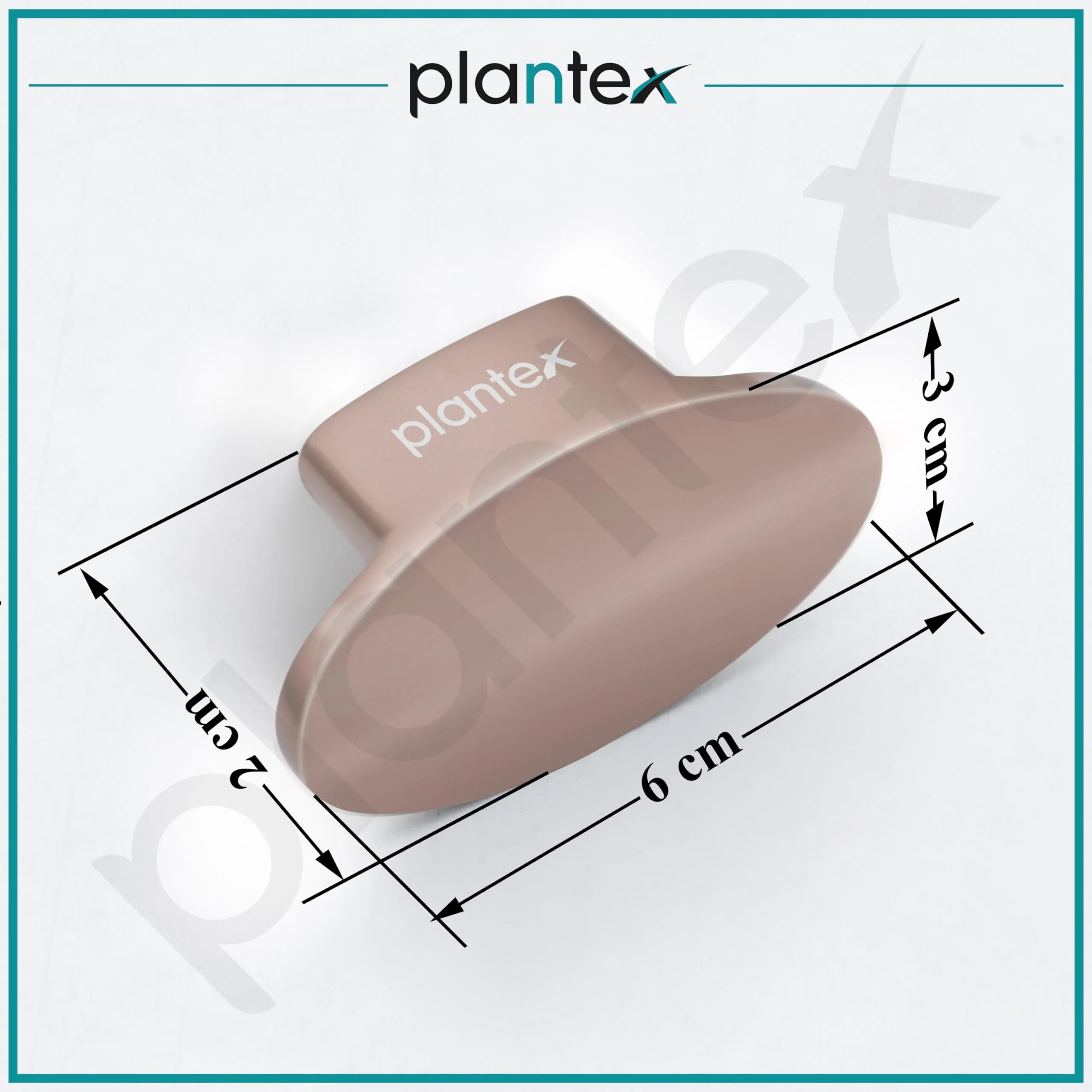 Plantex Knobs for Drawer/Small Drawer Knobs/Knobs for Cabinets/Pull-Push Knobs for Kitchen/Bedroom Drawer - Pack of 10 (Oval, Rembo) - Image 3