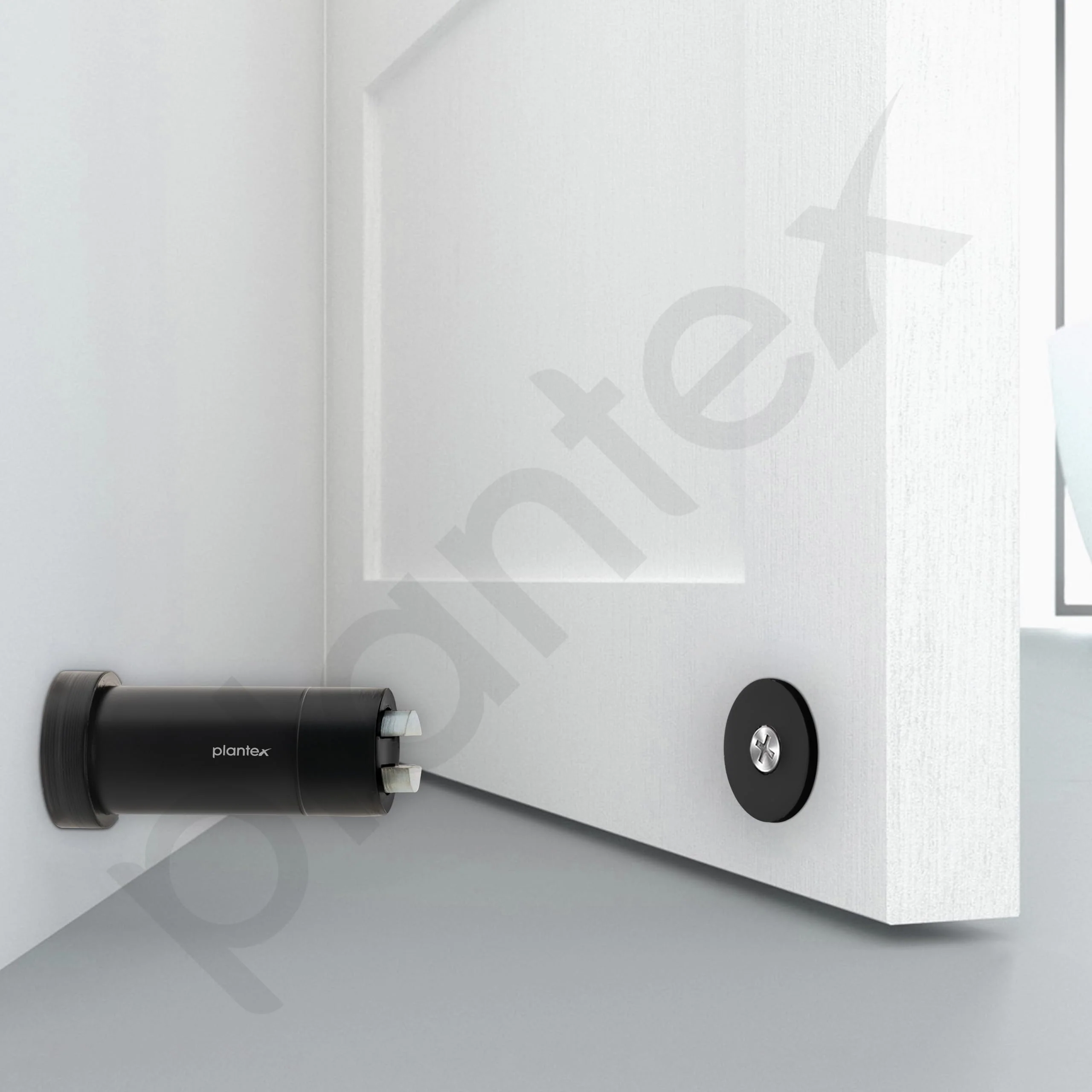 Plantex Magnet Door Stopper/Door Stopper for Main Door/Magnetic Door Stopper for Home/Door Stopper Magnet/Door Back Stopper - (Matt Black) - Image 7