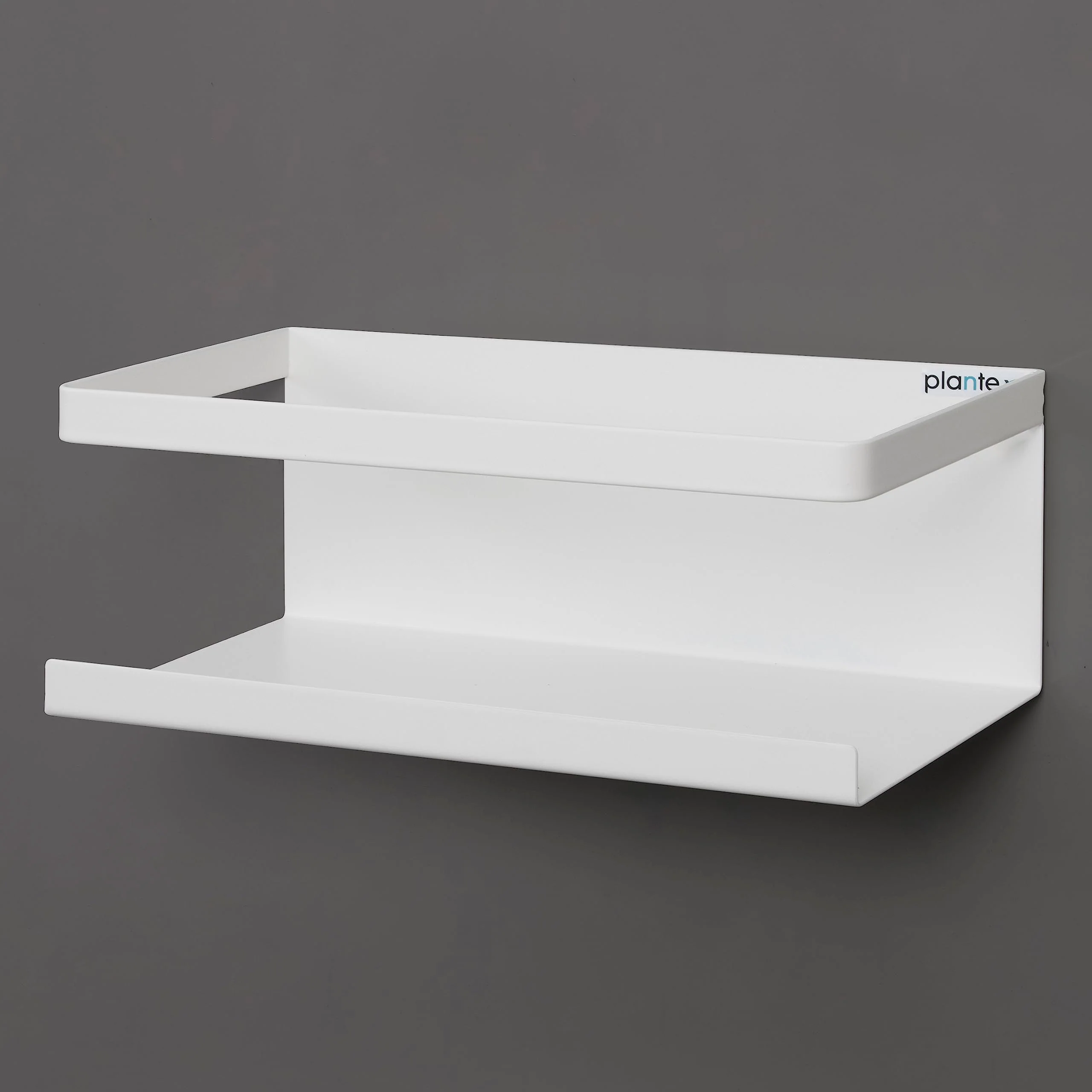 Plantex Magnetic Refrigerator Shelf/Magnetic Shelf for Fridge/Kitchen Organiser Storage Magnetic Spice Rack for Fridge (White) - Image 7