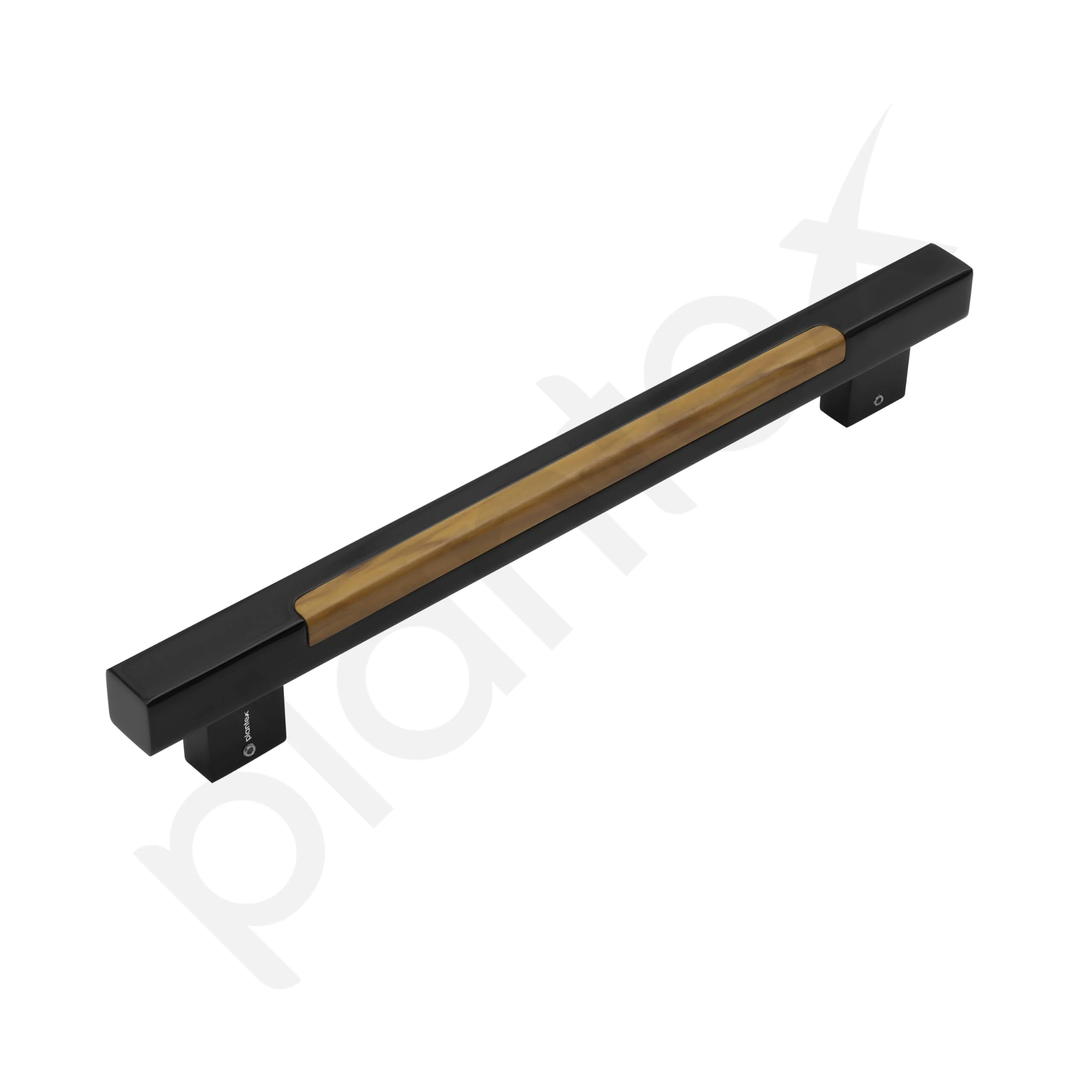 Plantex Main Door Handle - 15 Inch Glass and Wooden Pull-Push Handle - Pack of 1 (S-606-Black and Wood) - 3 Years Warranty - Image 7