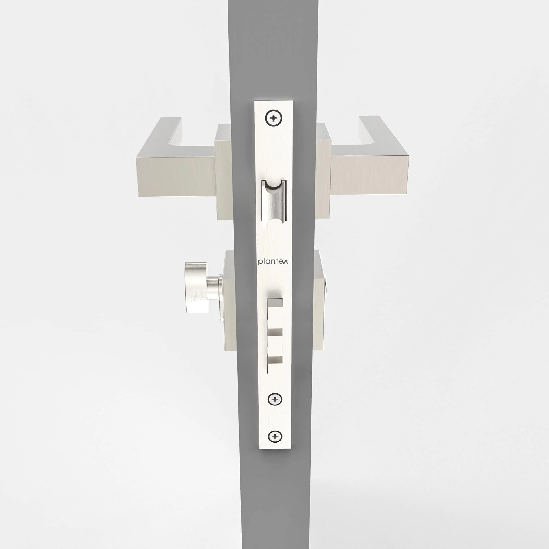 Plantex Main Door Lock for Home/Mortise Lock for Door with 3 Years of Warranty - Robust Door Lock for Home with Brass Lock Body & Cylinder (7052 - Chrome & Matt) - Image 6