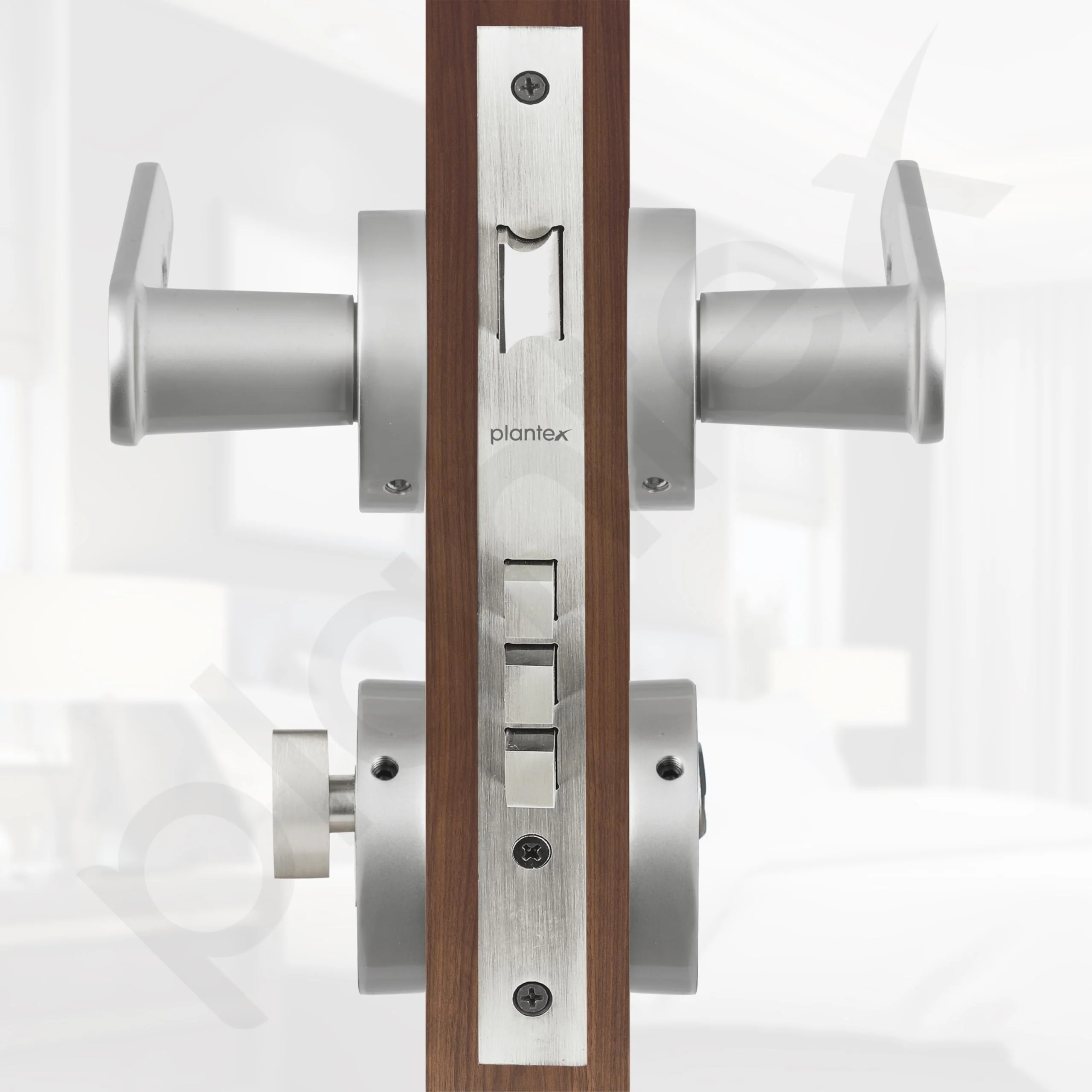 Plantex Main Door Lock/Mortise Lock for Door with 3 Years of Warranty - Robust Door Lock for Home with Brass Lock Body & Cylinder (Satin Finish) - Image 5