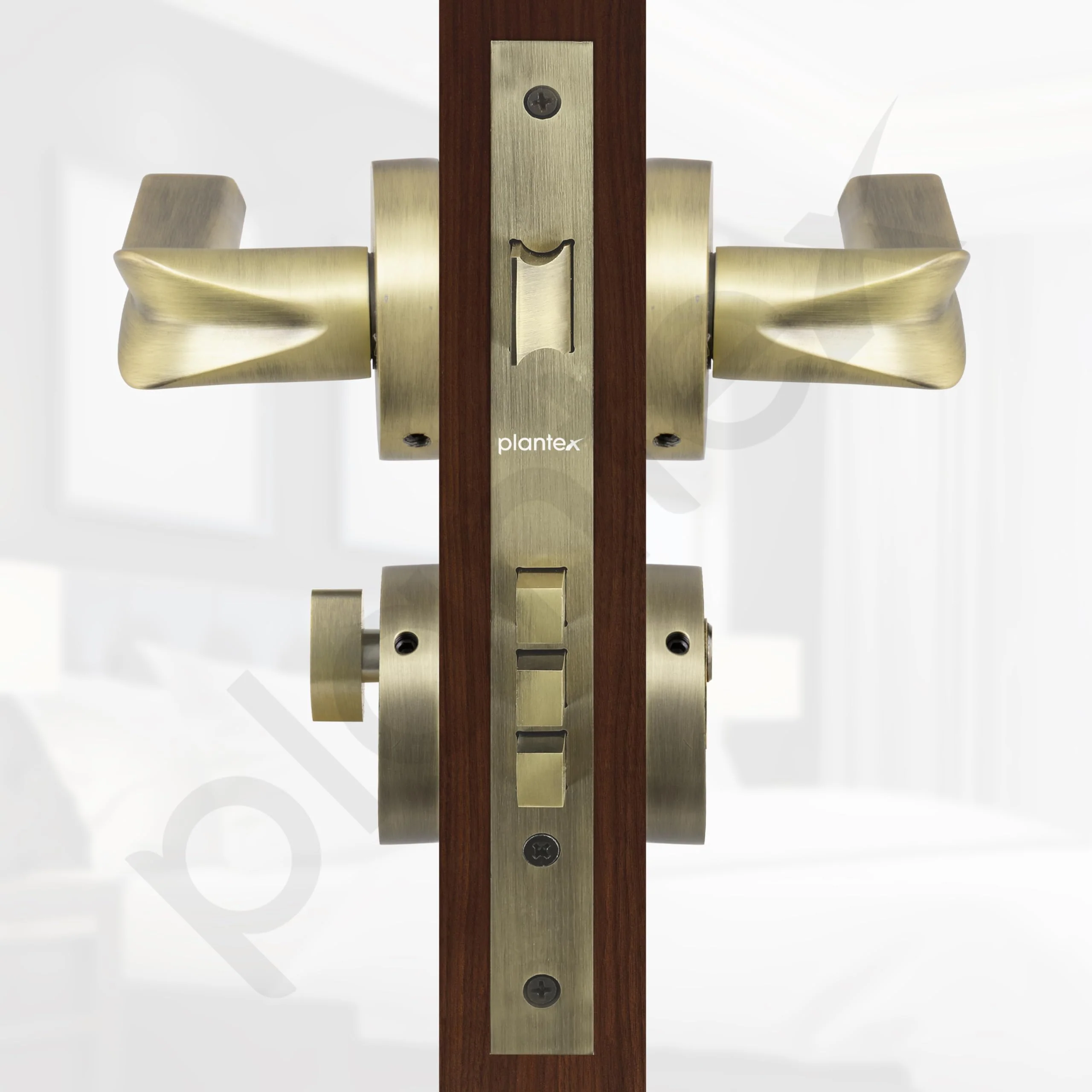 Plantex Main Door Lock/Mortise Lock for Door with 3 Years of Warranty - Robust Door Lock for Home with Brass Lock Body & Cylinder(064- Brass Antique Finish) - Image 6