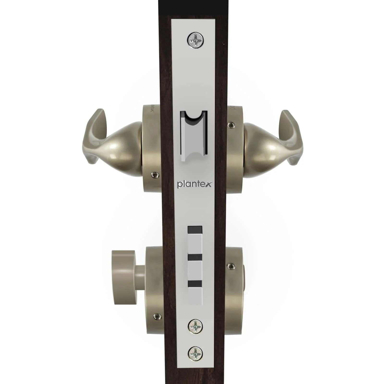 Plantex Main Door Lock/Mortise Lock for Door with 3 Years of Warranty - Robust Door Lock for Home with Brass Lock Body & Cylinder(7106 - Satin White) - Image 5