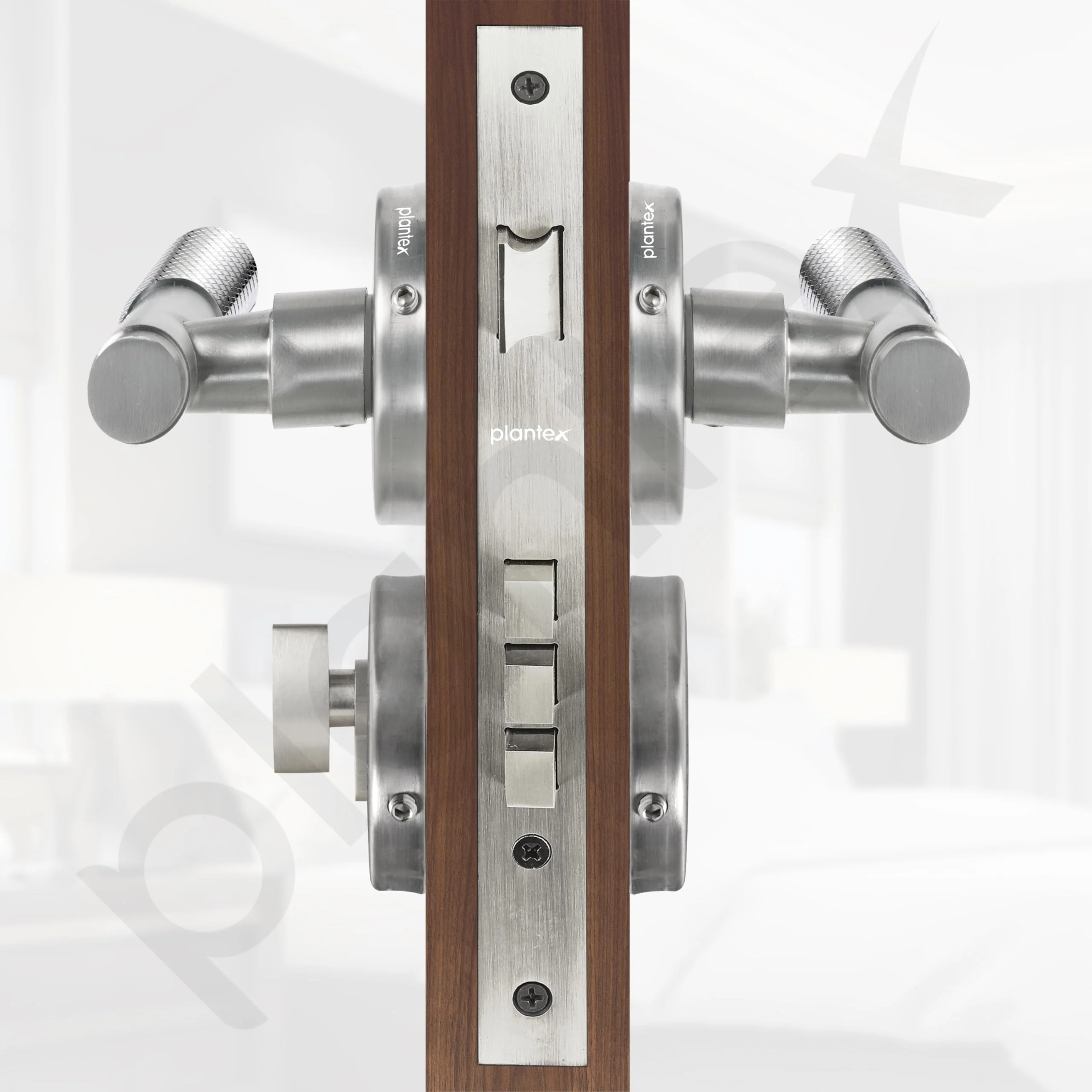 Plantex Main Door Lock/Stainless Steel Mortise Door Lock for Bedroom/Home/Office/Hotel/Mortise Locks with 3 Keys - (Satin) - Image 5