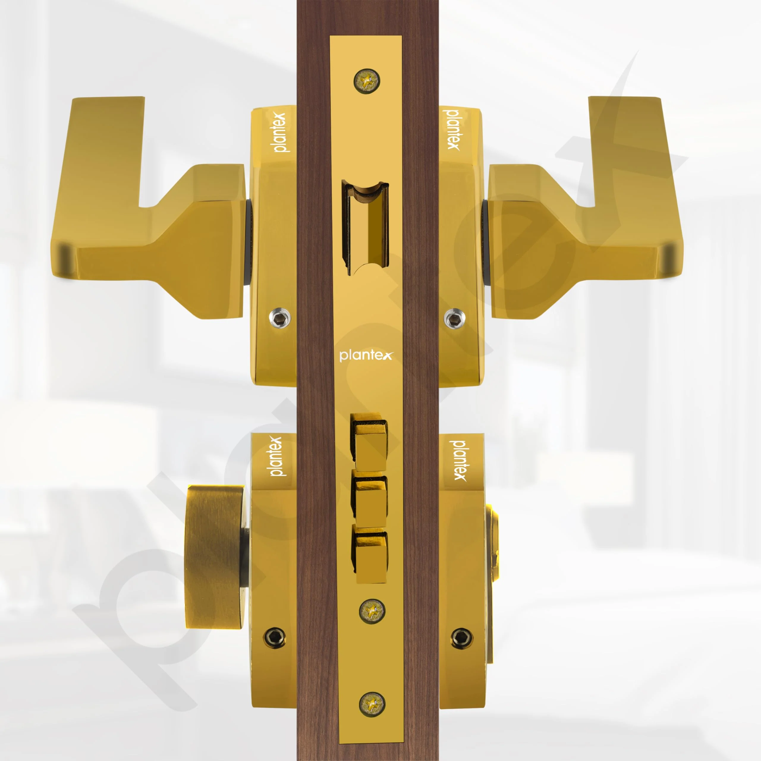 Plantex Mortise Door Lock with 3 Years of Warranty/Main Door Lock for Home/Office/Hotel - Gold Finish (605-PVD Gold) - Image 5