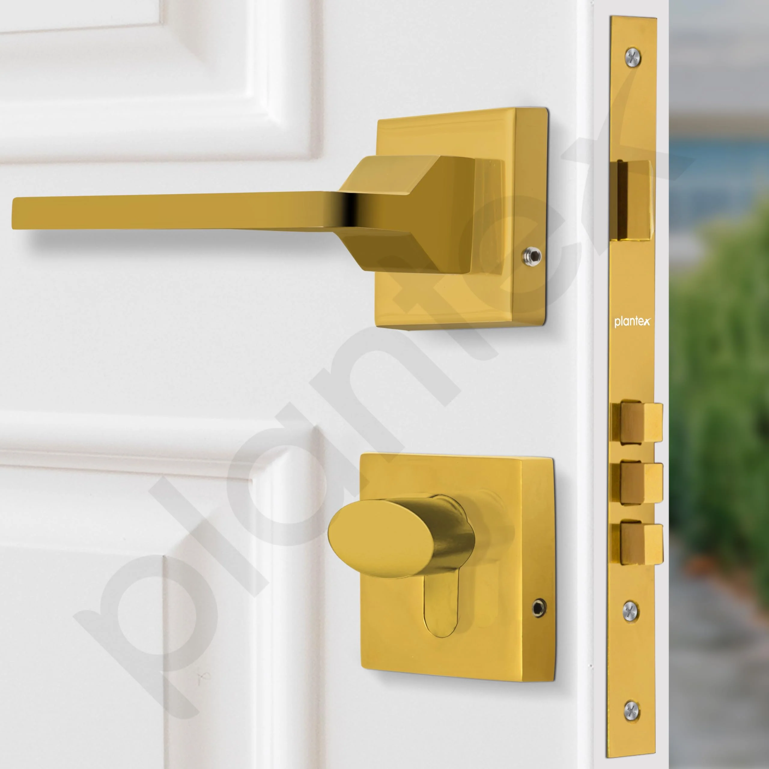 Plantex Mortise Door Lock with 3 Years of Warranty/Main Door Lock for Home/Office/Hotel - Gold Finish (605-PVD Gold) - Image 6