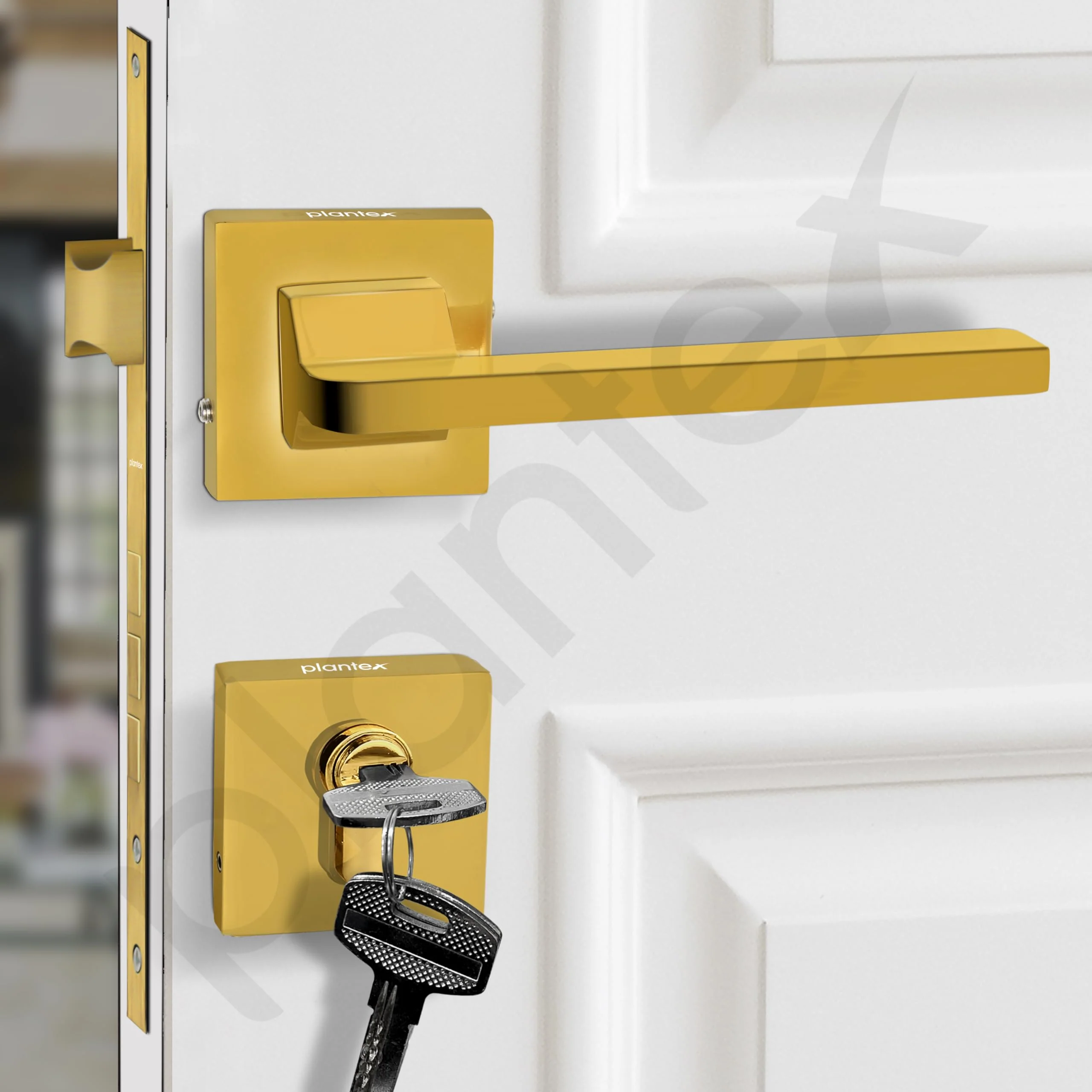 Plantex Mortise Door Lock with 3 Years of Warranty/Main Door Lock for Home/Office/Hotel - Gold Finish (605-PVD Gold) - Image 7