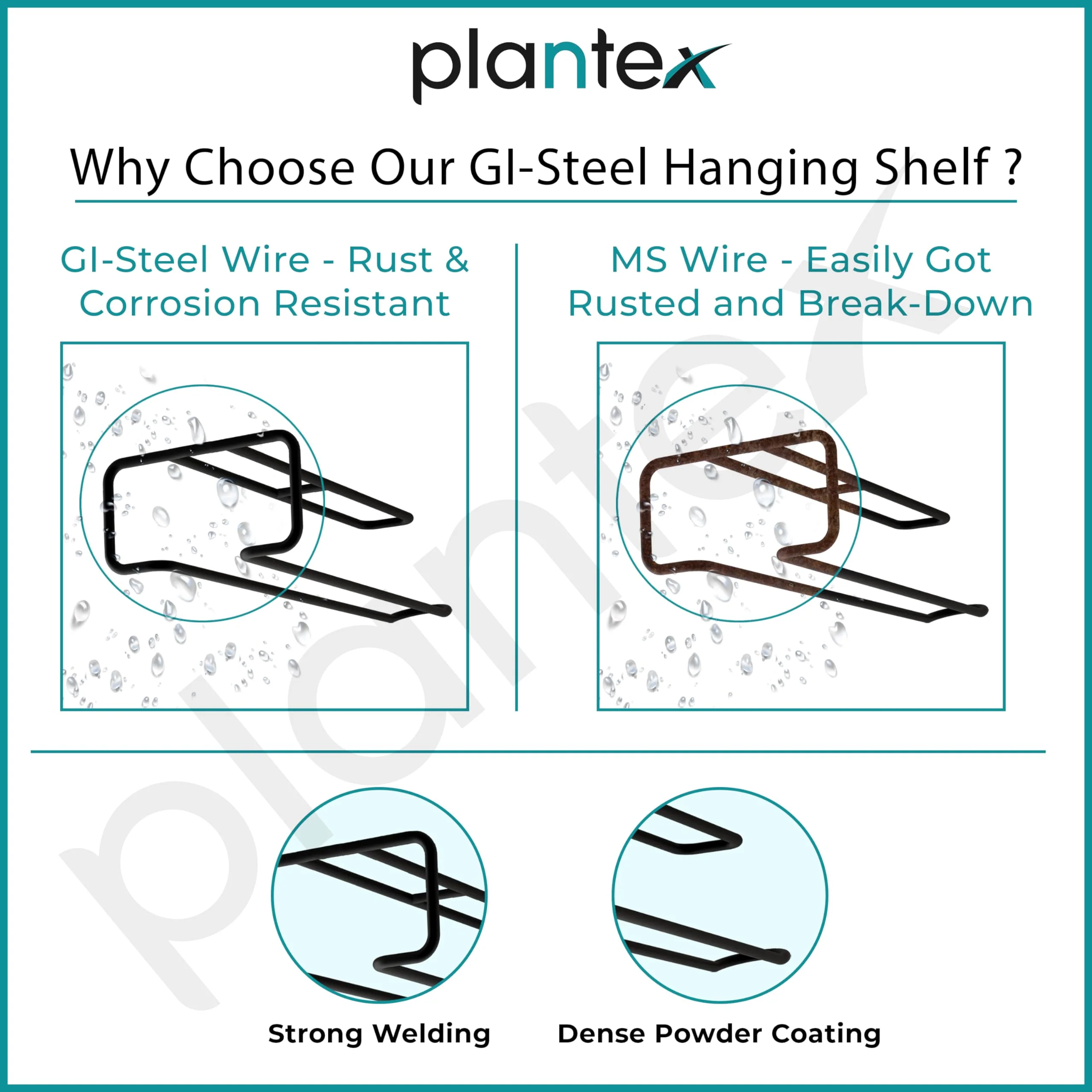 Plantex Multi-Functional Self Adhesive Toilet Paper Roll Holder/Toilet Roll Holder for Bathroom Accessories - Pack of 2 (Black-Wall Mount) - Image 4