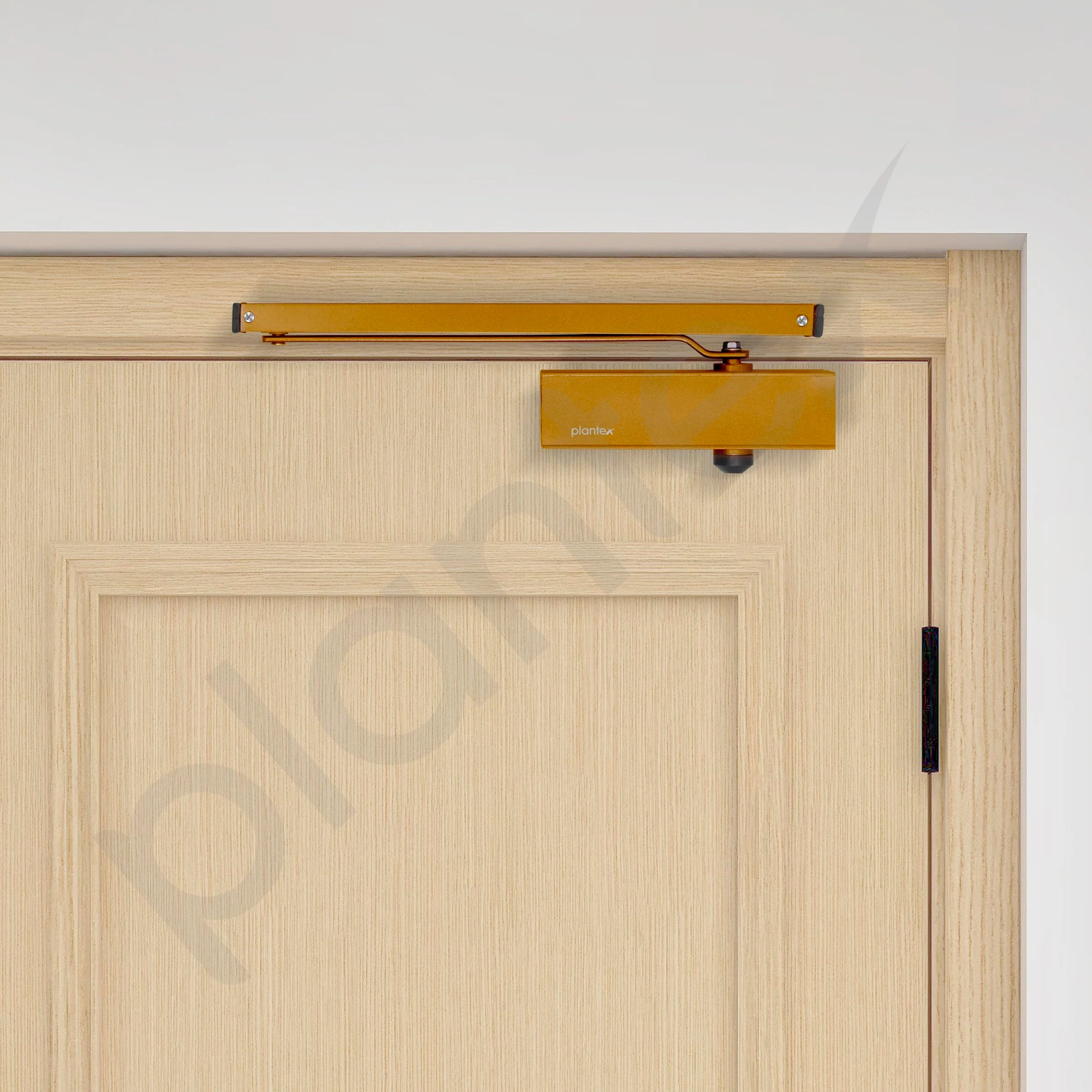 Plantex Premium Automatic Door Closer for Wooden Door Adjustable Size 3 Spring Hydraulic Auto Door Closer for Home Office Hotel for Wide 180 Degree Opening (Capacity-120 kg,Golden) - Image 5